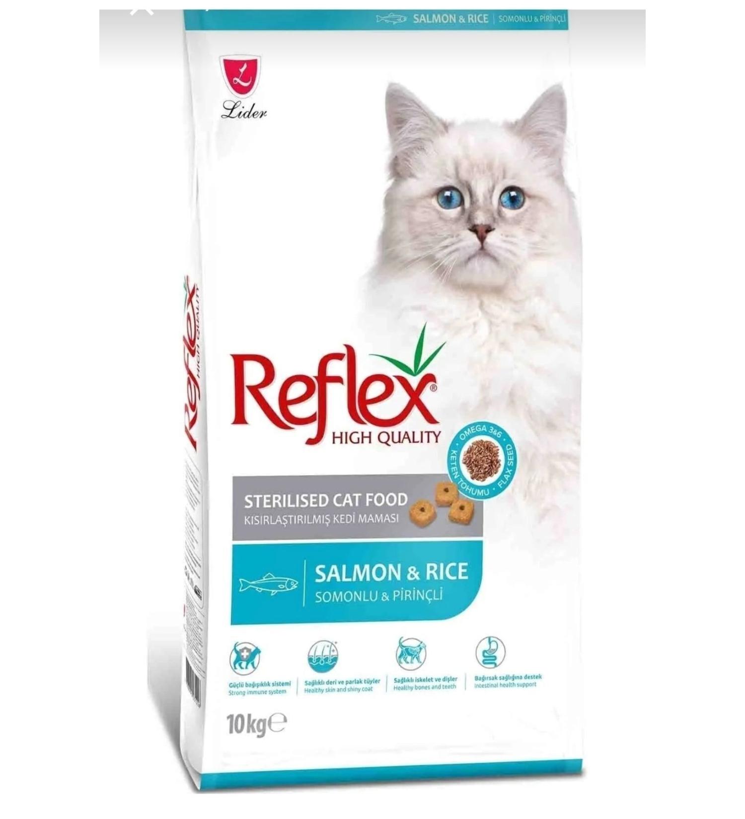 Reflex Sterilized Salmon Cat Food 10 Kg (SHADOW AV)