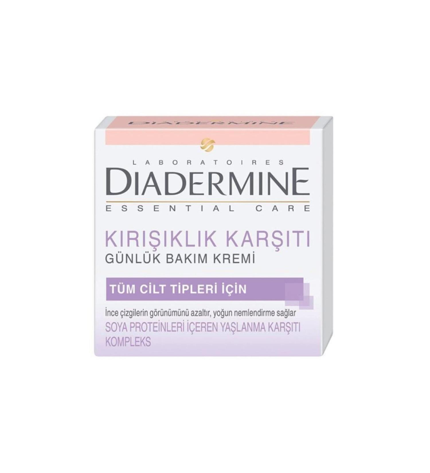 Diadermine Anti-Wrinkle Daily Care For All Skin Types 50 ml - Buy Online on GoSupps.com
