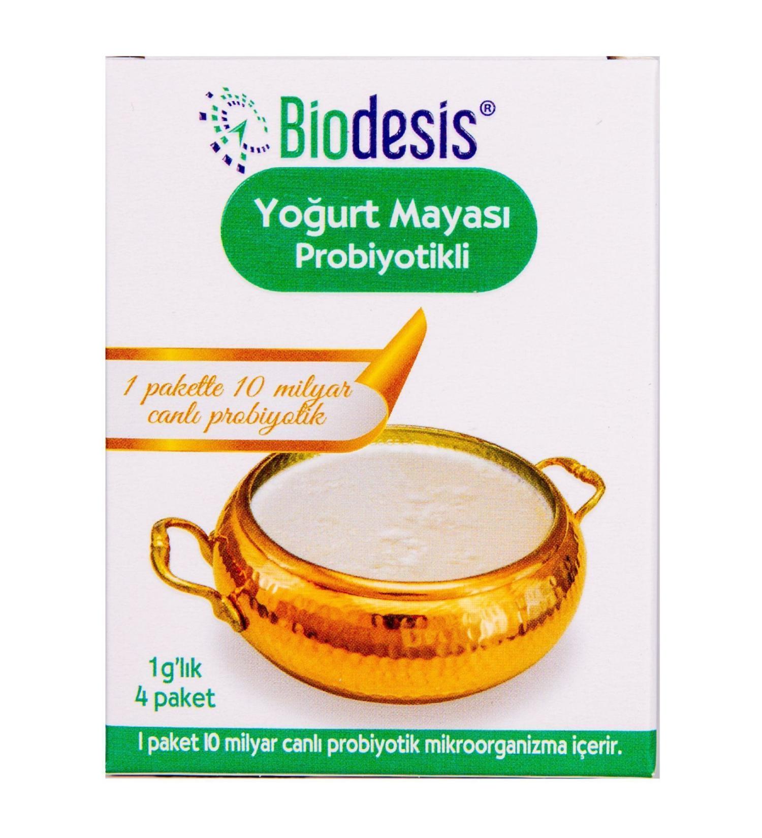 Herdekora Biodesis Probiotic Yogurt Starter 1gr X 4 Packs - 1 Box 4 Packs - Buy Online on GoSupps.com