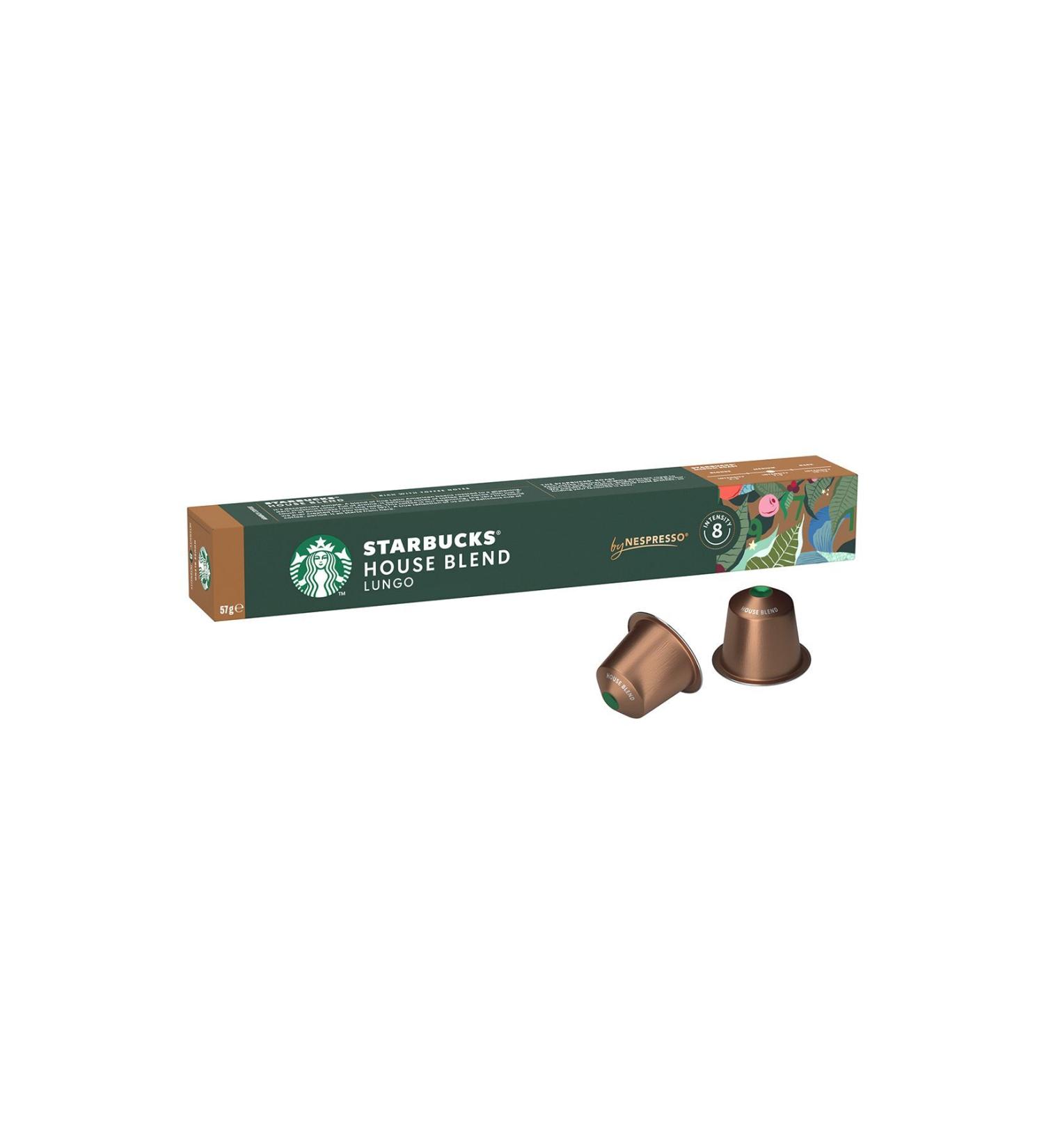 Starbucks House Blend Lungo Capsule Coffee Nespresso Compatible - Buy Online on GoSupps.com