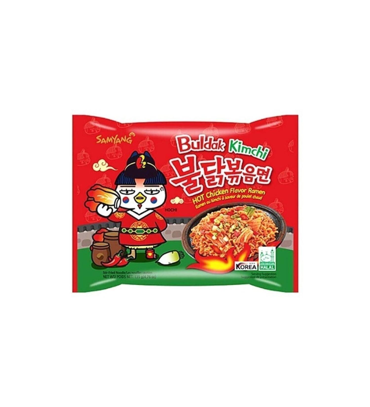 samyang Buldak Kimchi Hot Chicken Flavor Ramen 135 Gr