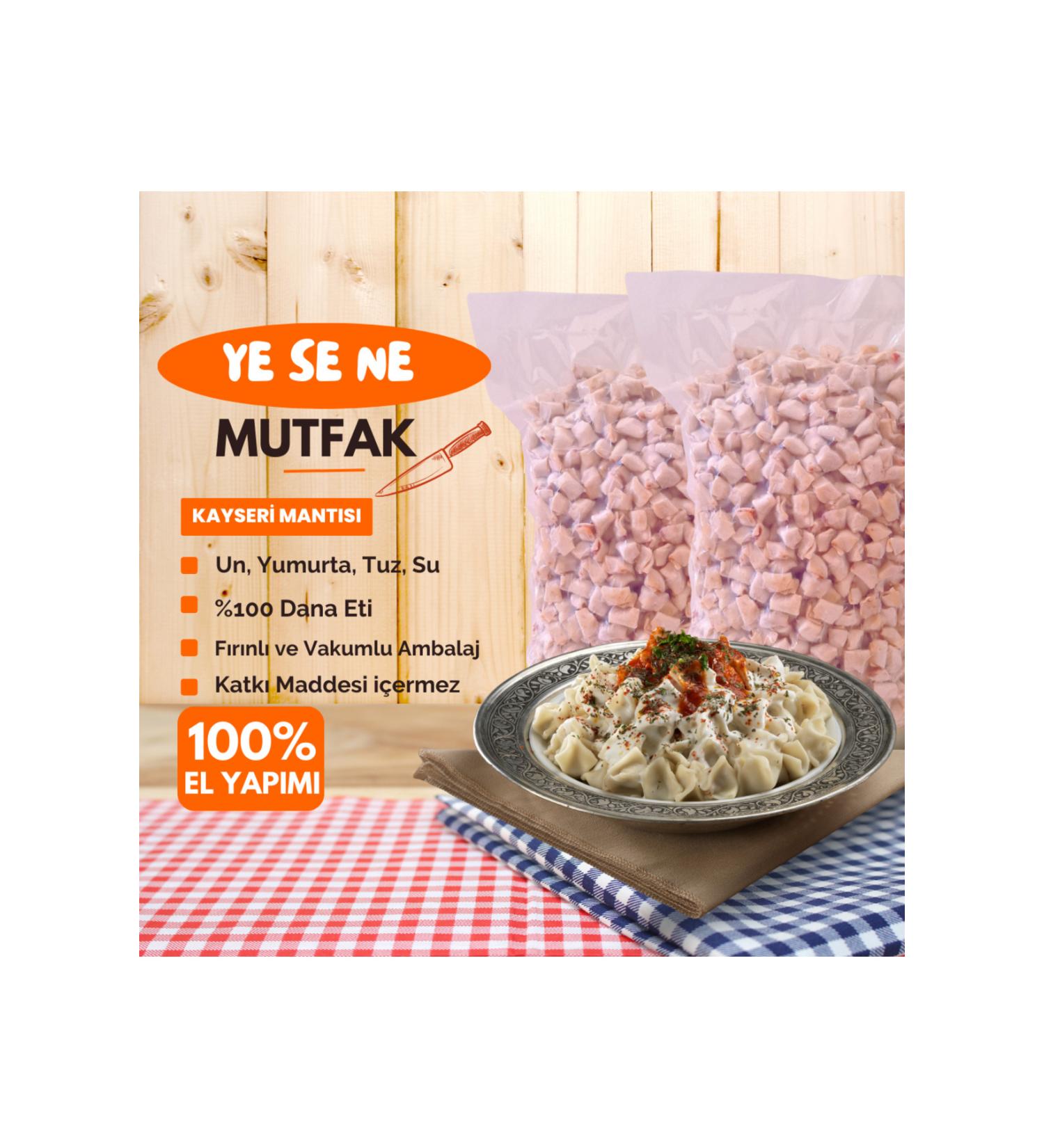 Ye Se Ne Mutfak Handmade Natural Additive-Free Kayseri Ravioli 5kg - Buy Online on GoSupps.com