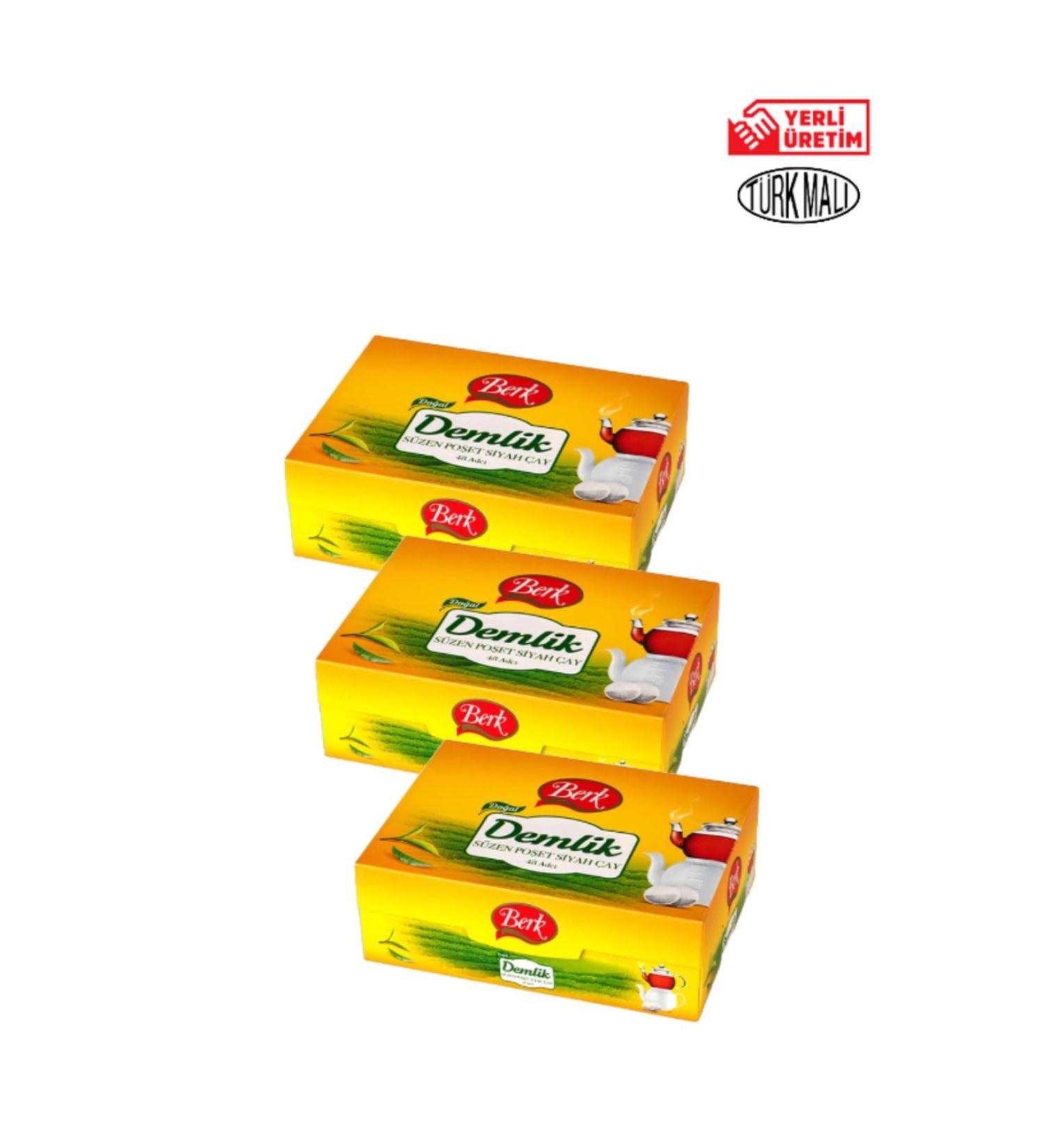 Berk Black Tea Teapot Teabag 48 x 3 Packs