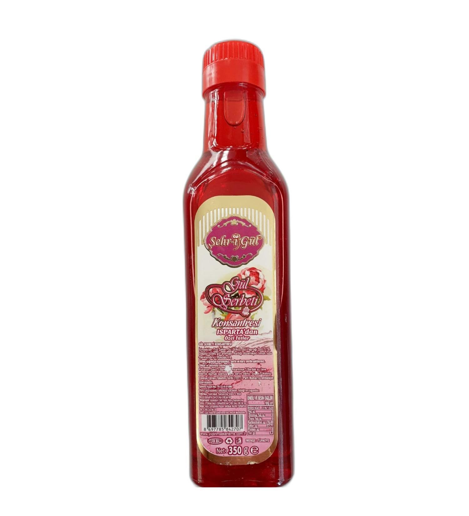 Emek Y ld r m Confectionery 350gr Isparta ehr-i G l Sherbet Concentrate