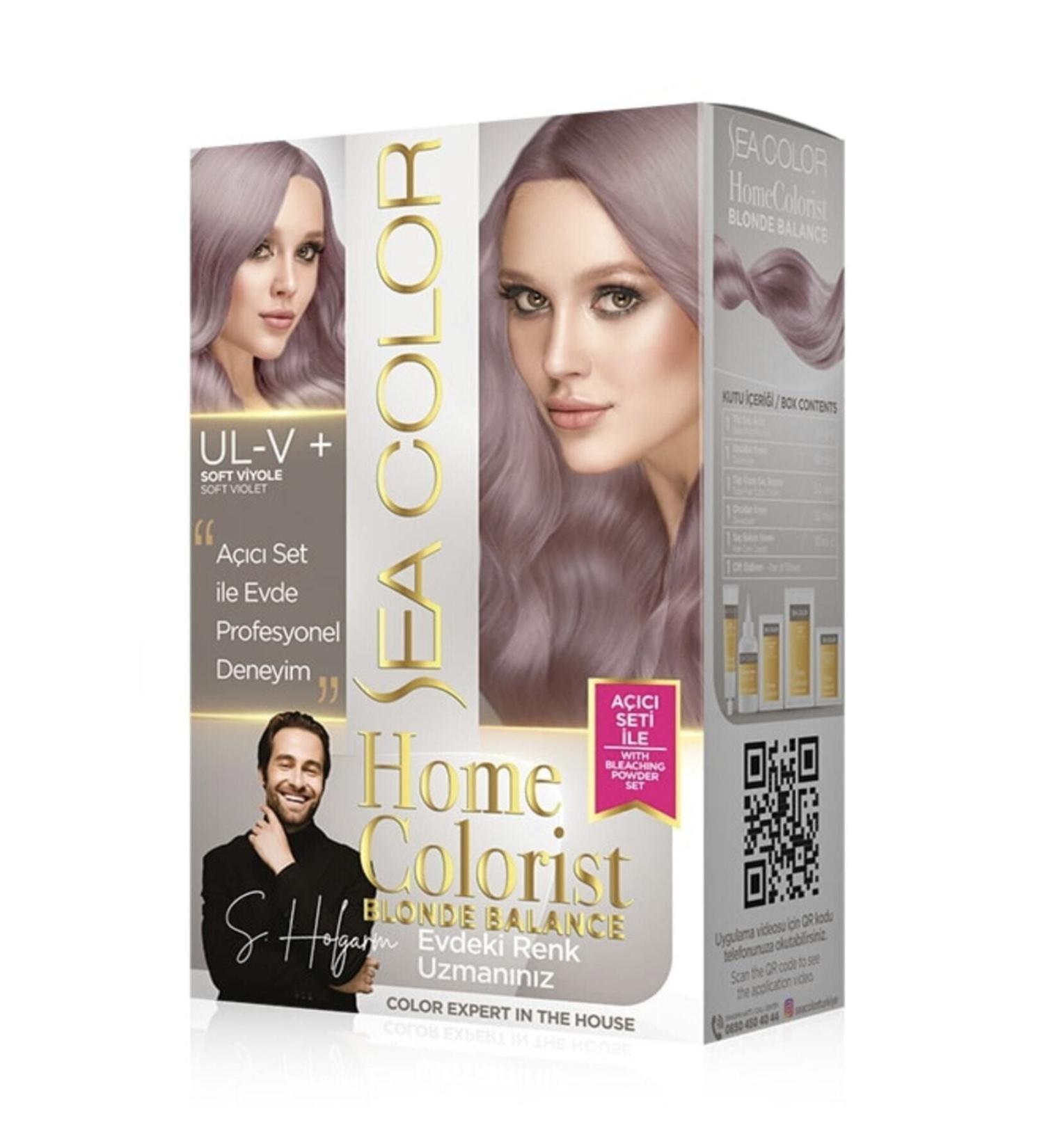 Sea Color Homecolorist Ul-v+ Soft Violet Hair Dye