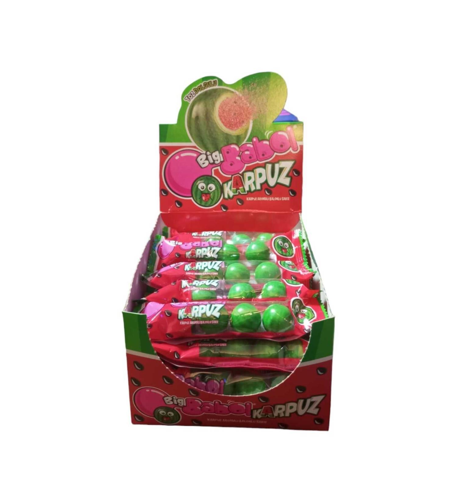Big Babol Flowpack 4 Watermelon Watermelon Gum 20 gr X 28 PCS - Buy Online on GoSupps.com