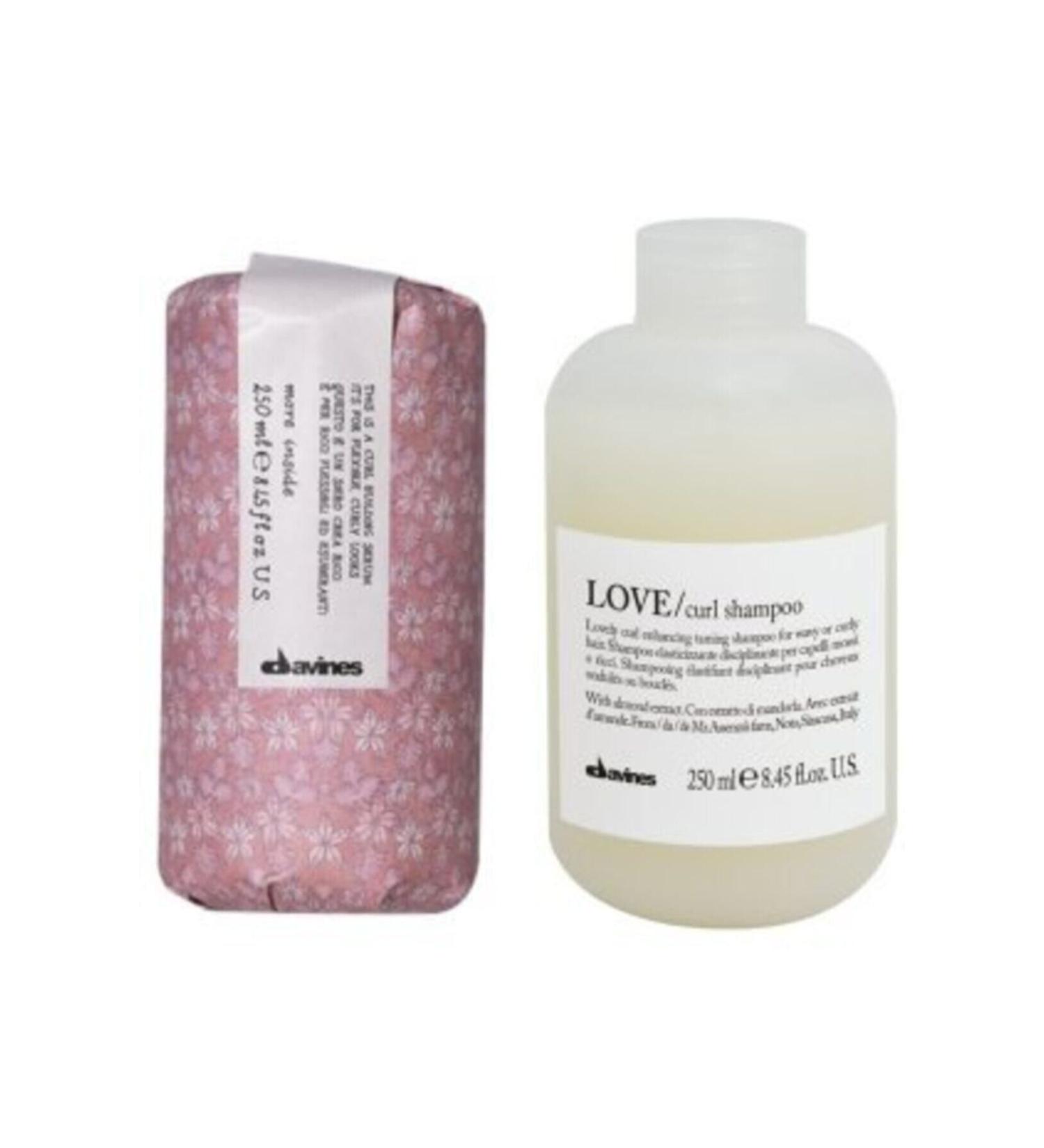 Davines Love Curl Shampoo 250 Ml + Curl Building Serum 250 Ml 95 Noonline/5 - Buy Online on GoSupps.com