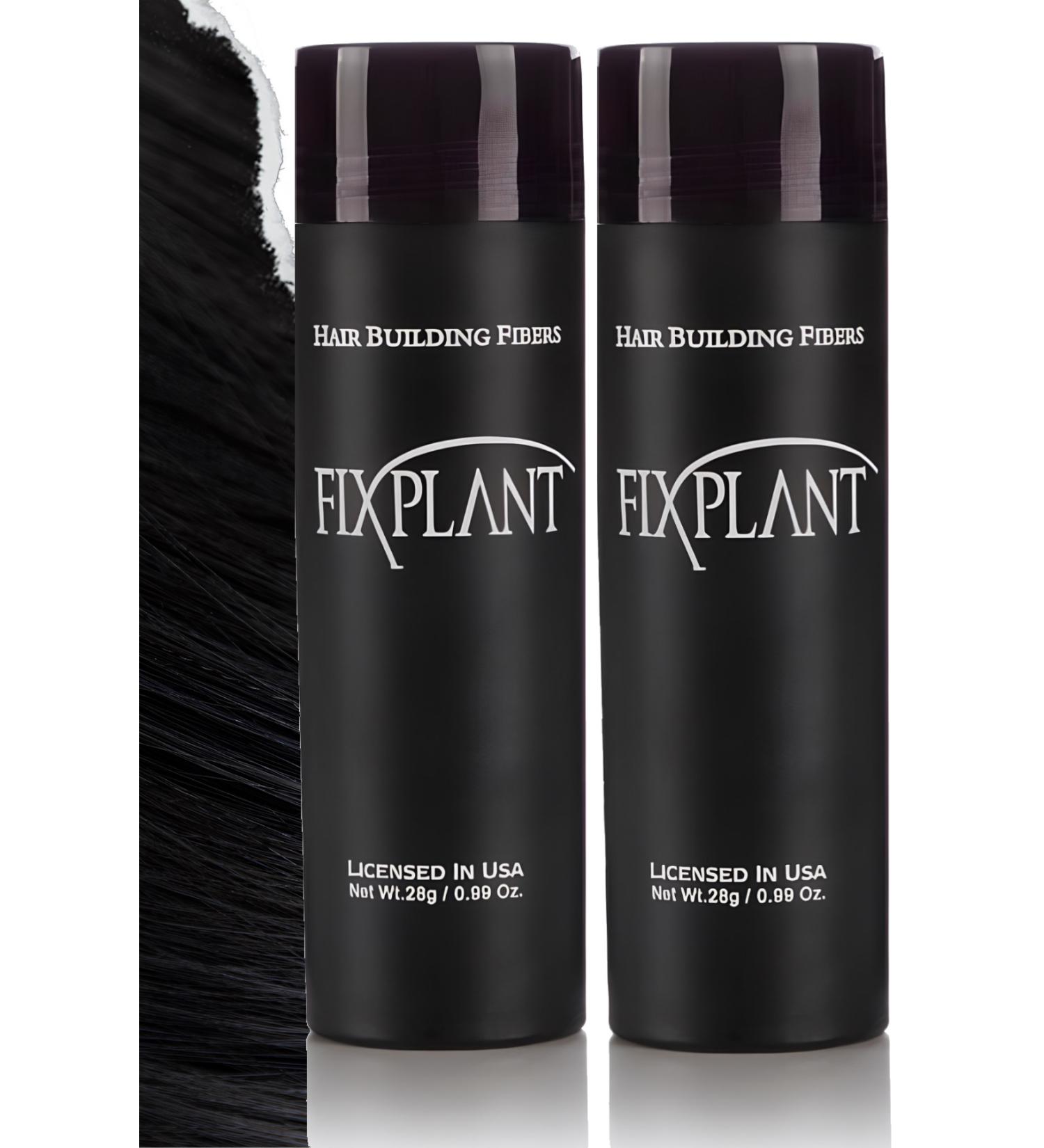 FIXPLANT Hair Plumping Topical 2 Bottles 56 Gr. - Black