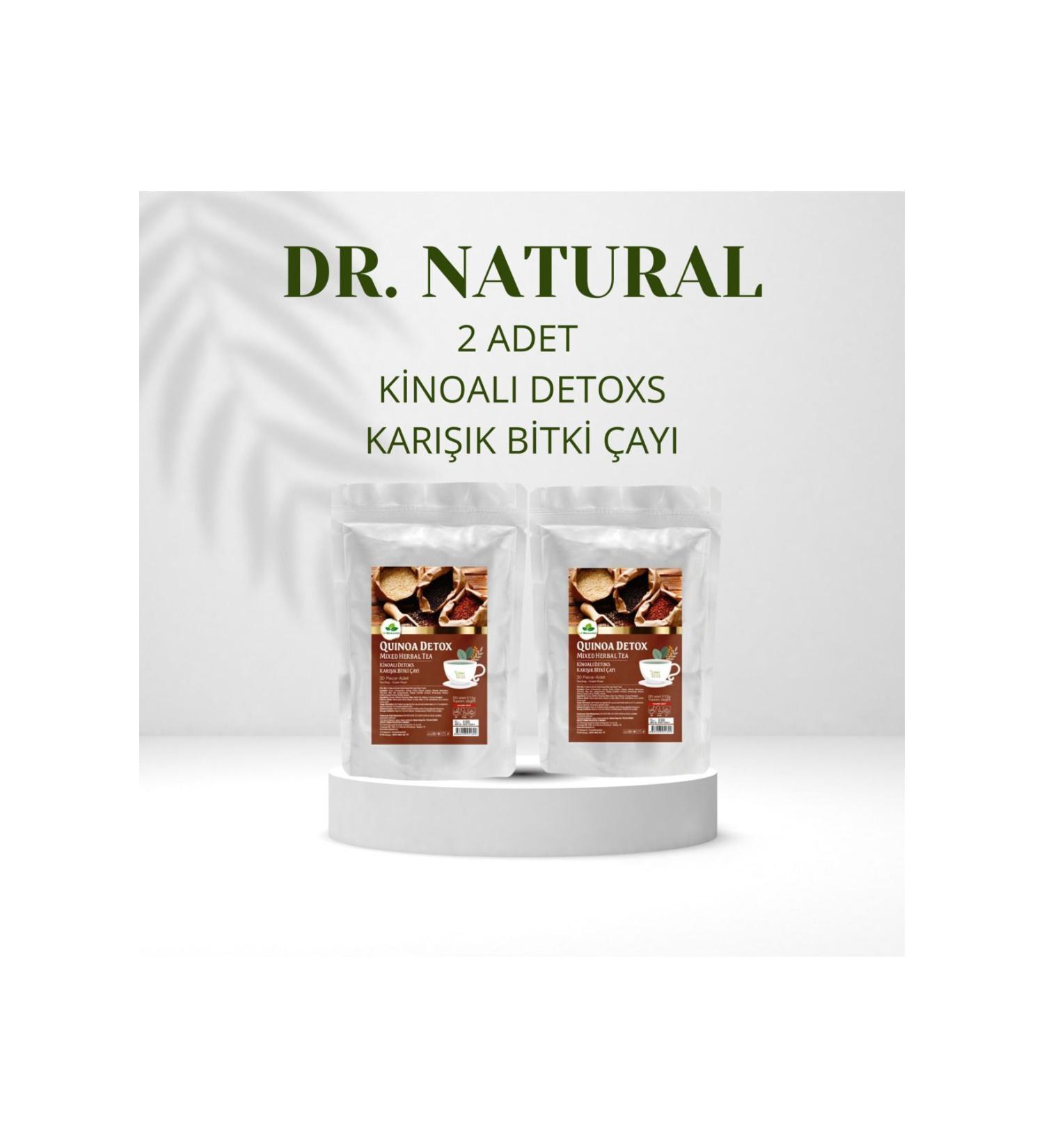 DRNATURAL Quinoa Detox Tea Herbal Mixed Detox Form Tea (2 Pieces) - Buy Online on GoSupps.com