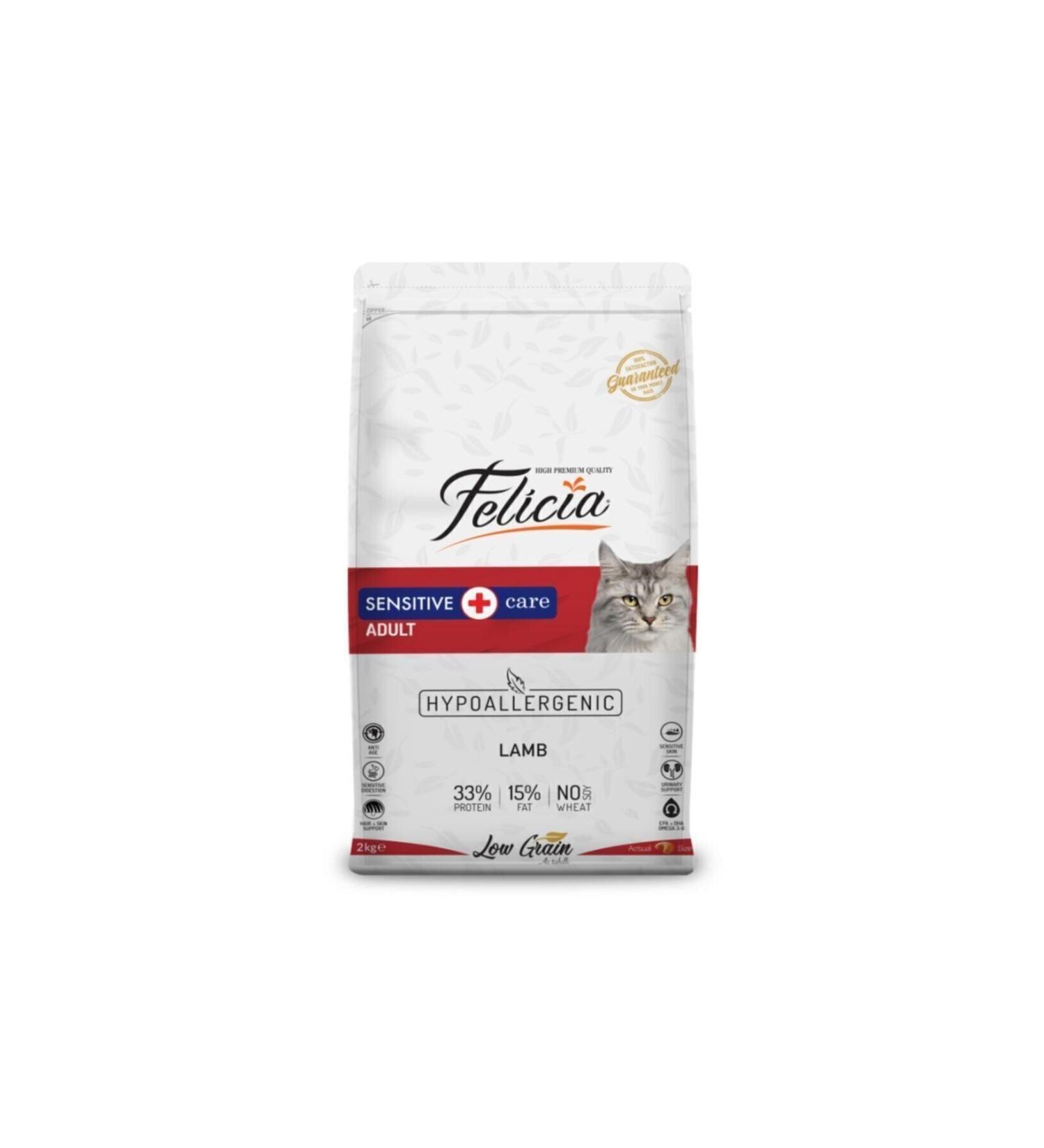 Felicia Low Grain 12 Kg Adult Lamb Hypoallergenic Cat Food
