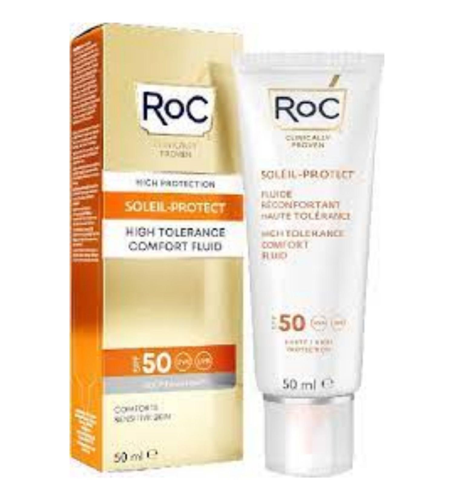 Roc Soleil Protect Sensitive Skin Moisturizing Cream Spf50 50 Ml - Buy Online on GoSupps.com