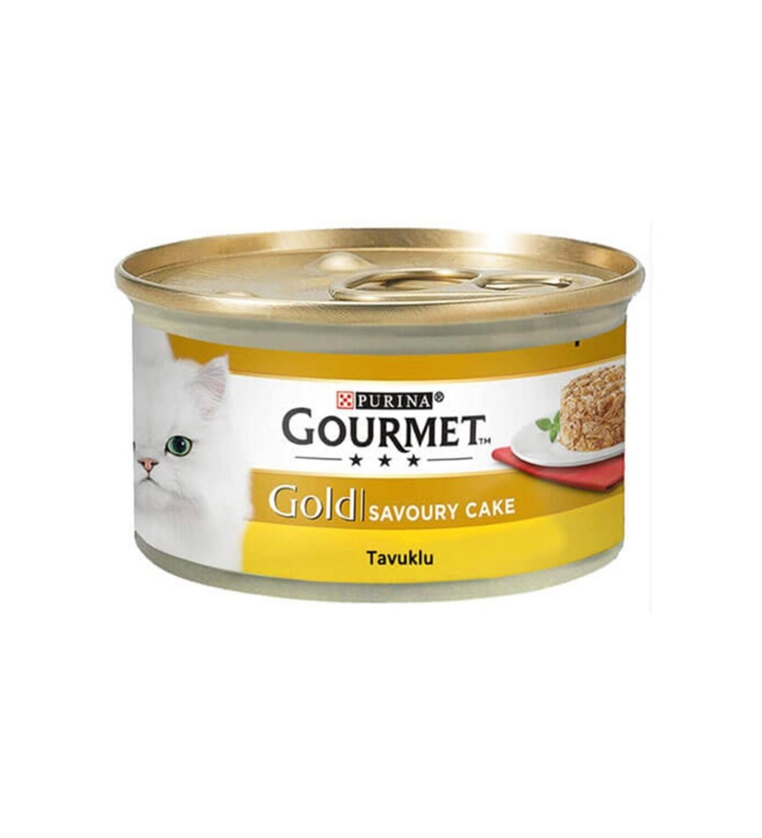 Gourmet Gold Savoury Cake Chicken Adult Cat Canned Wet Food 12x85 gr