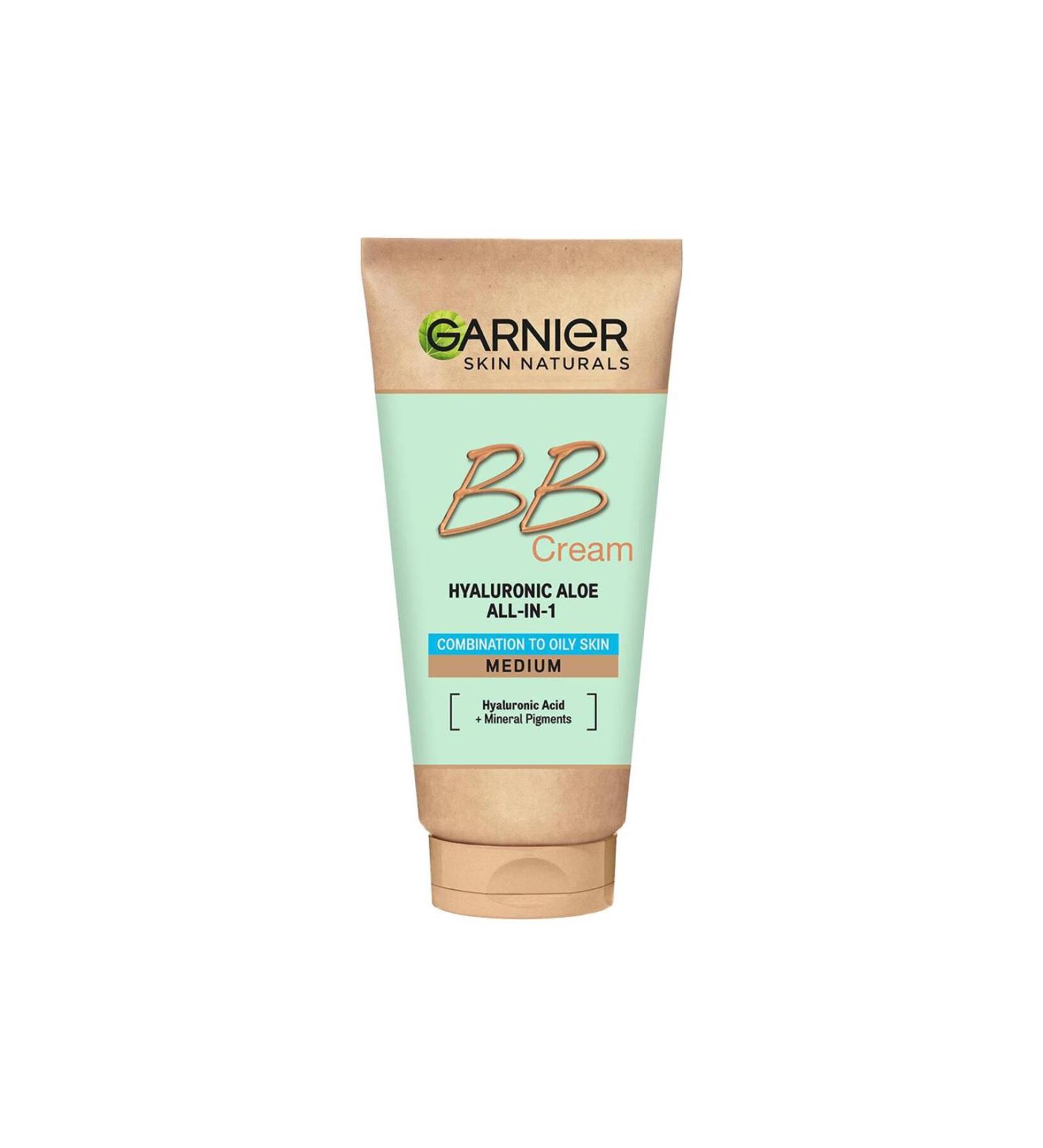 Garnier Bb Cream Hyaluronic Aloe Oily Combination Skin Medium Tone 50 ml