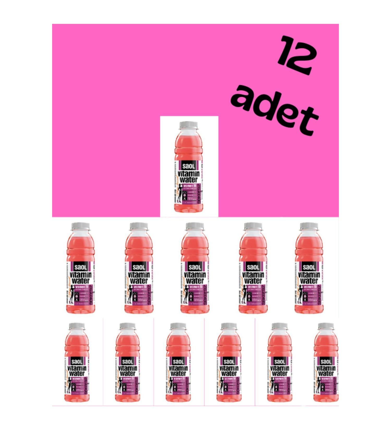 Saol WATER WOMEN FIT 500 ML*12 WATER WITH VITAMINS AND MINERALS - Buy Online on GoSupps.com