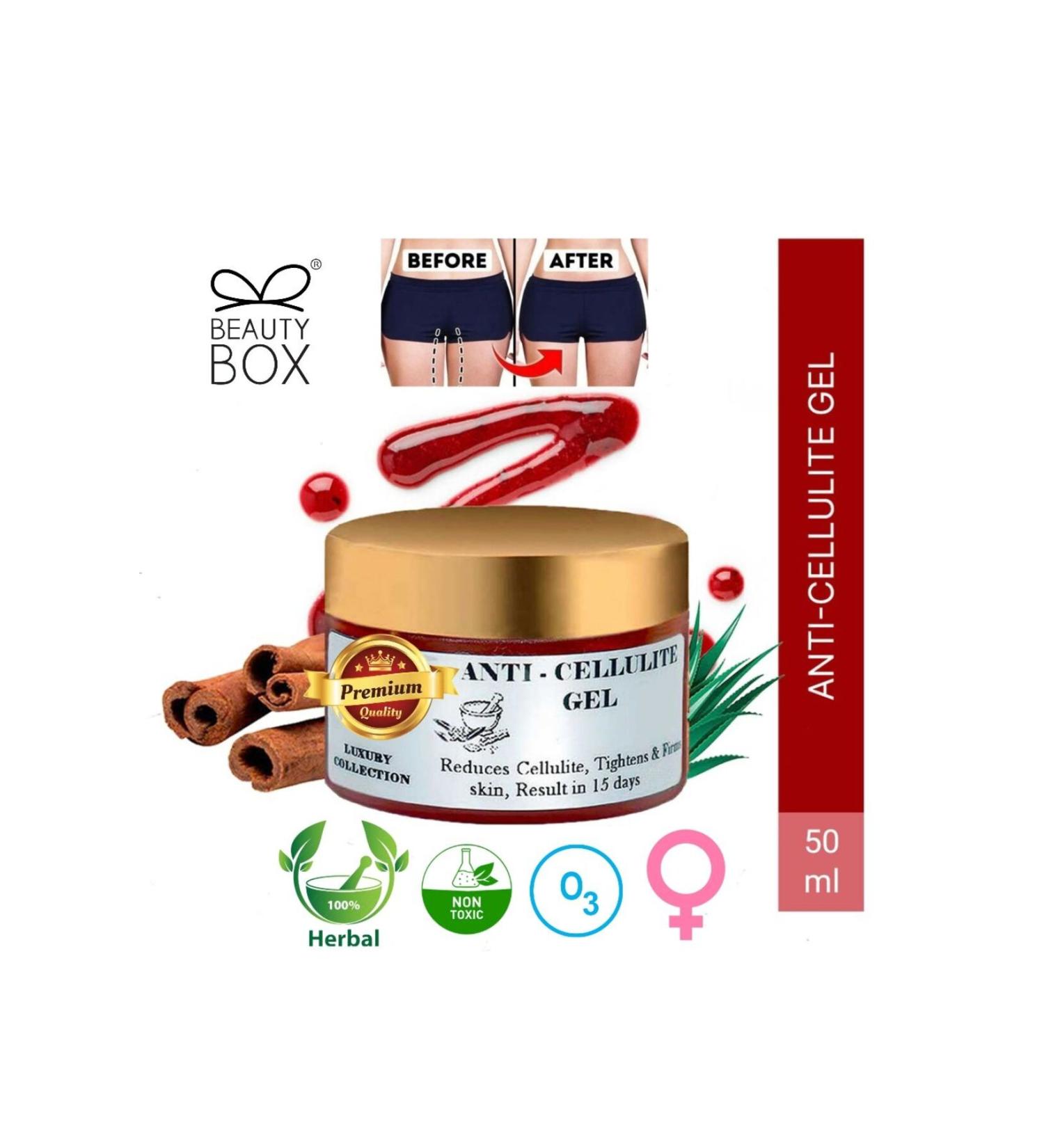 Beauty Box Anti-Cellulite Cream Fat Burner Developed with Ozone Technology
