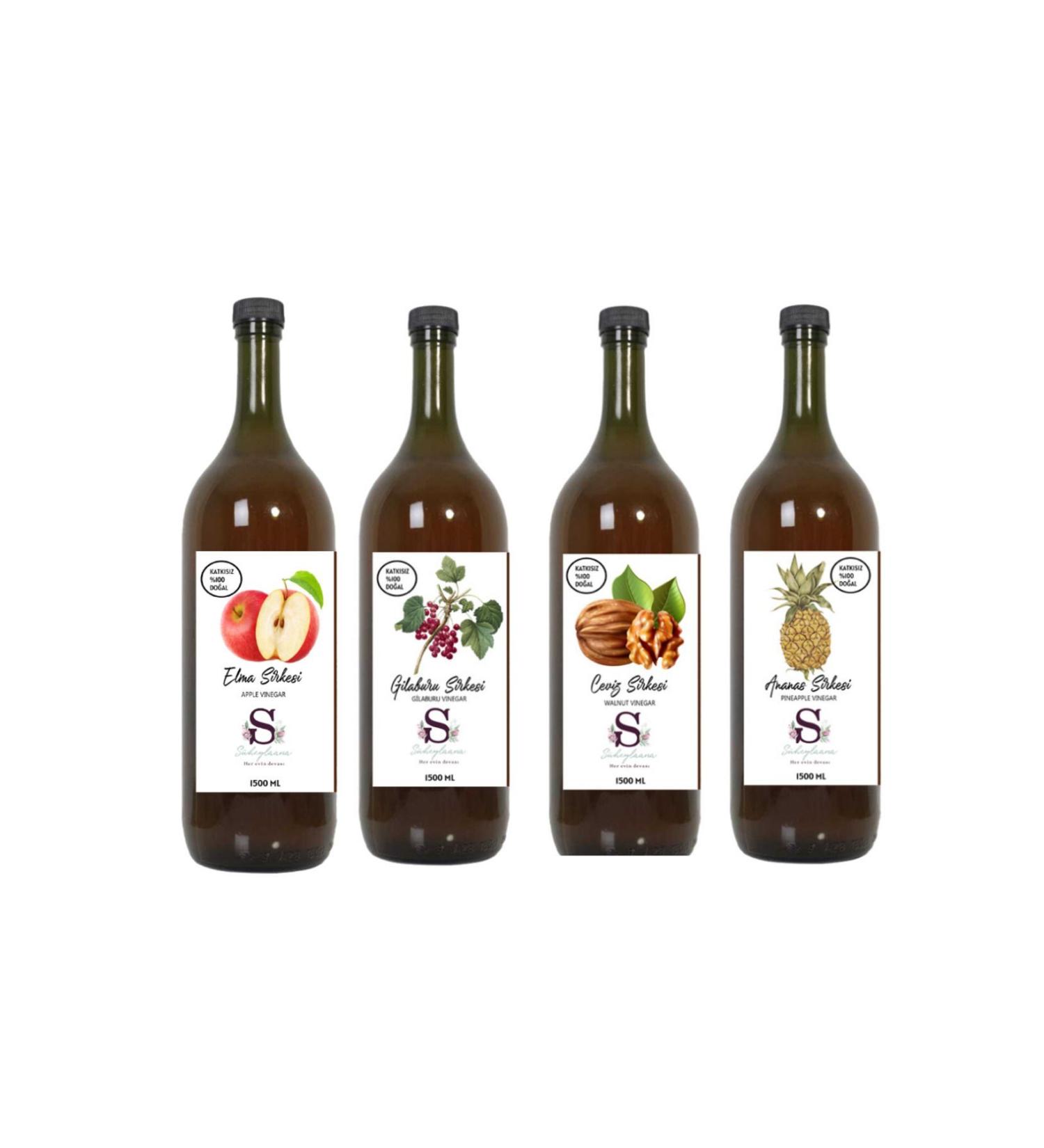 S heylaana Natural Apple Gilaburu Walnut and Pineapple Vinegar 1500 ml