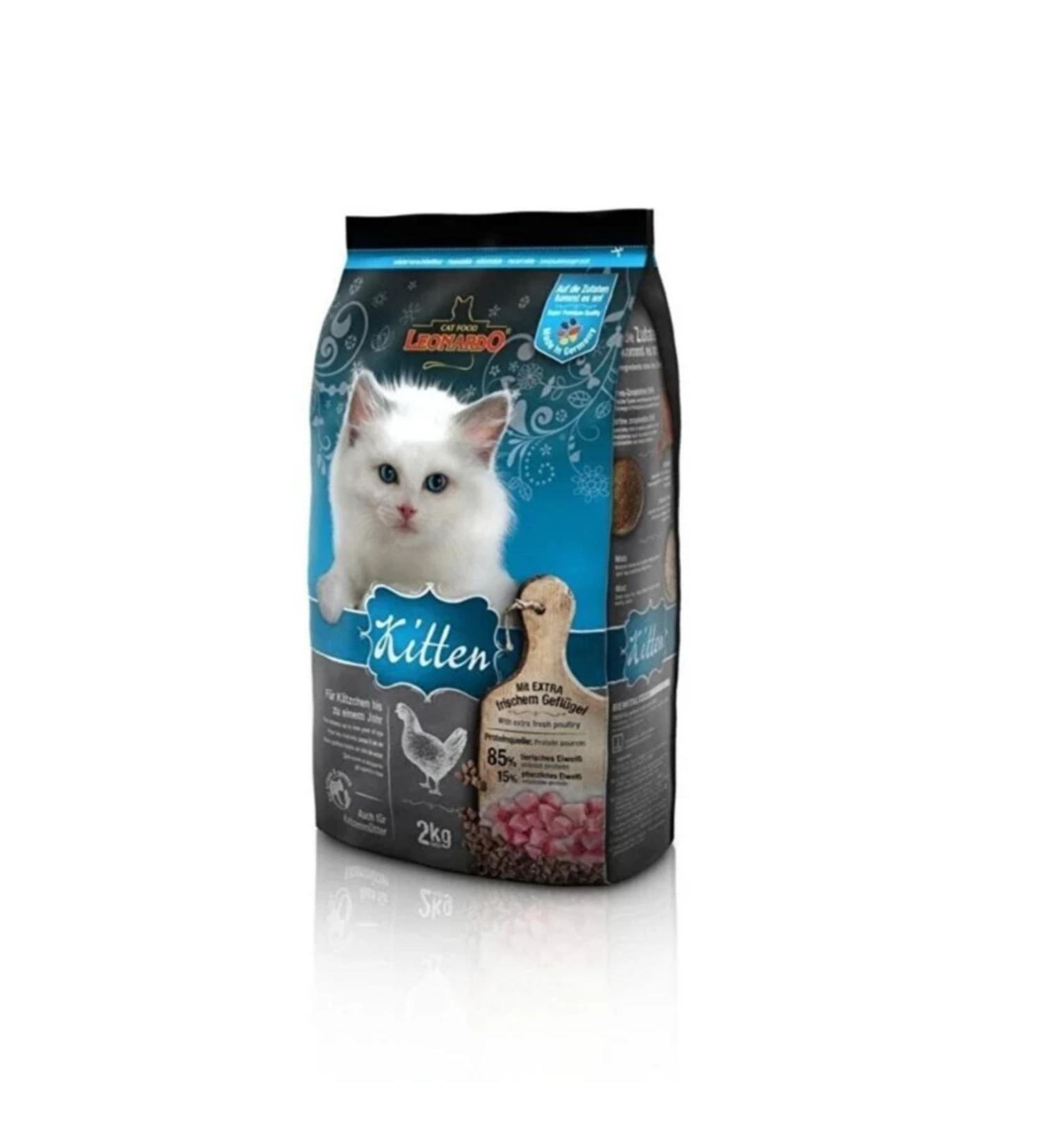 LEONARDO Kitten 2 Kg Poultry Kitten Dry Cat Food