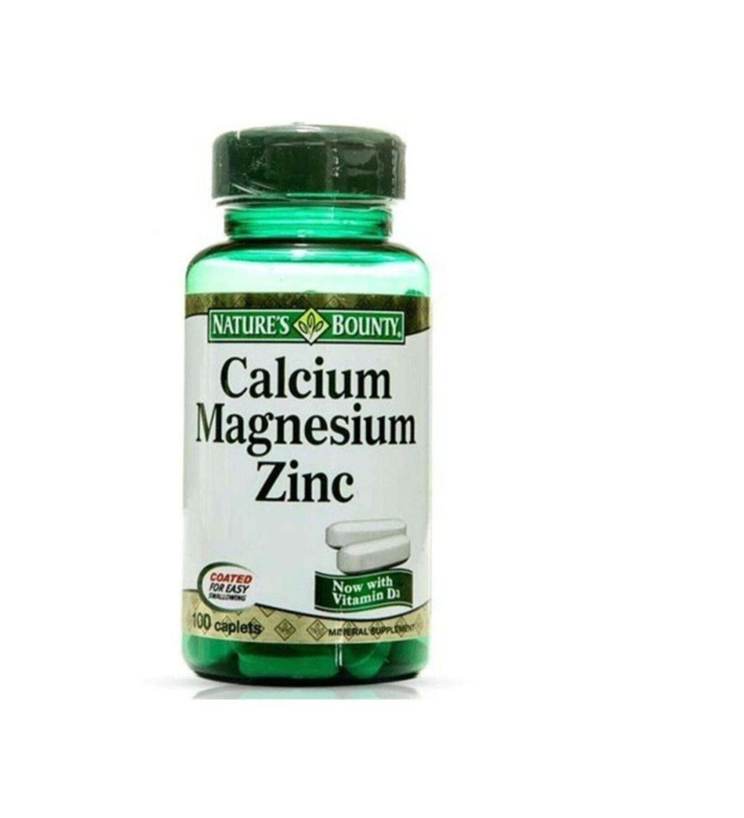 Natures Bounty Calcium Magnesium Zinc 100 Tablets