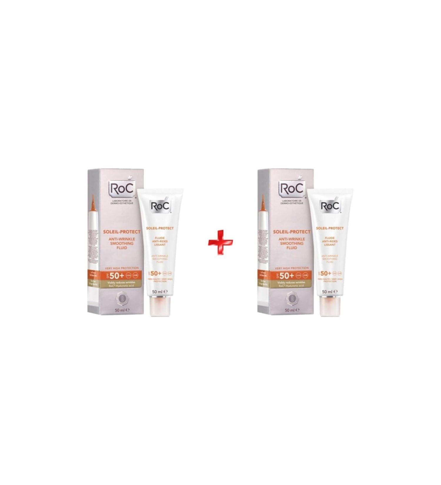 Roc Soleil Protect Liquid Face Moisturizer Spf50 50ml 2 Pieces
