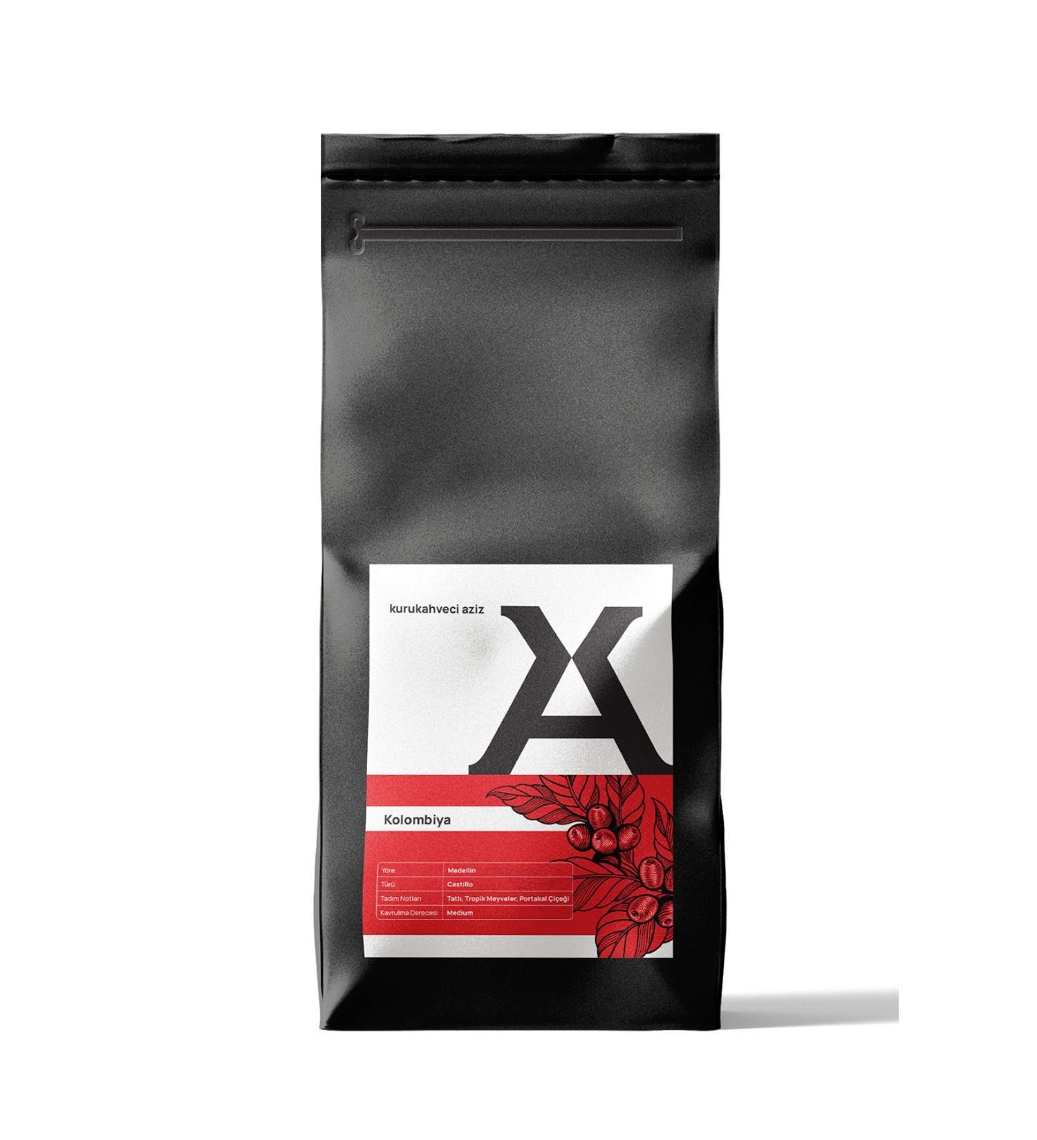 Aziz Kurukahveci Colombia (FILTER AND BEANS) Coffee 250 grams