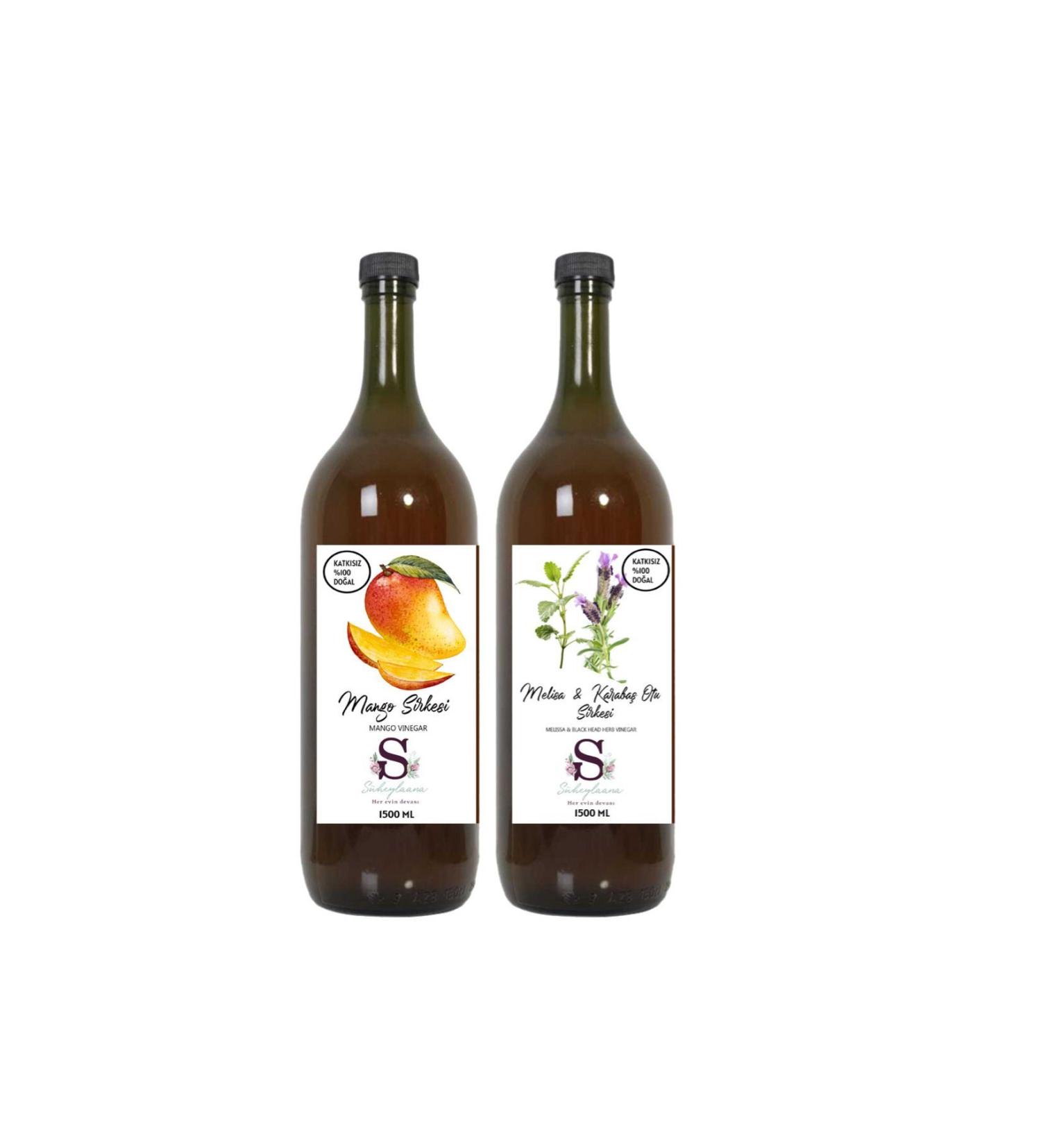 Suheylaana Natural Mango and Melissa & Black Pepper Vinegar 1500 ml