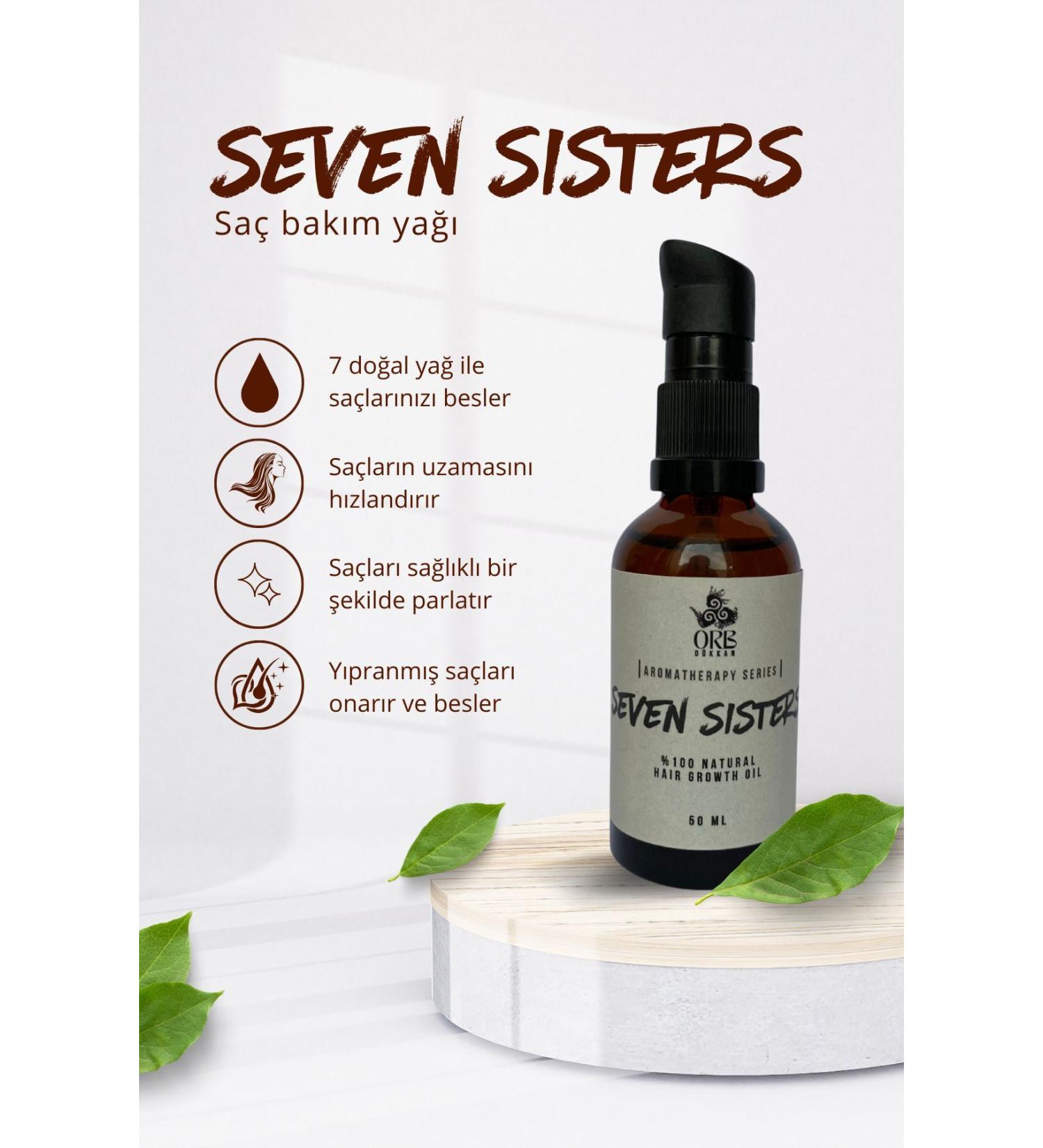 Orb Shop Seven Sisters Hair Care Oil 50ml 0 Natural Vegan - Buy Online on GoSupps.com