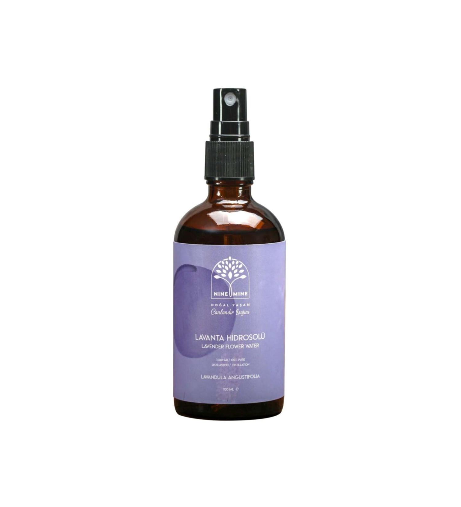 Nine&Mine Natural Life Organic Lavender Fermented Hydroso Lavandula Angustifoila Flower Water 100 ml