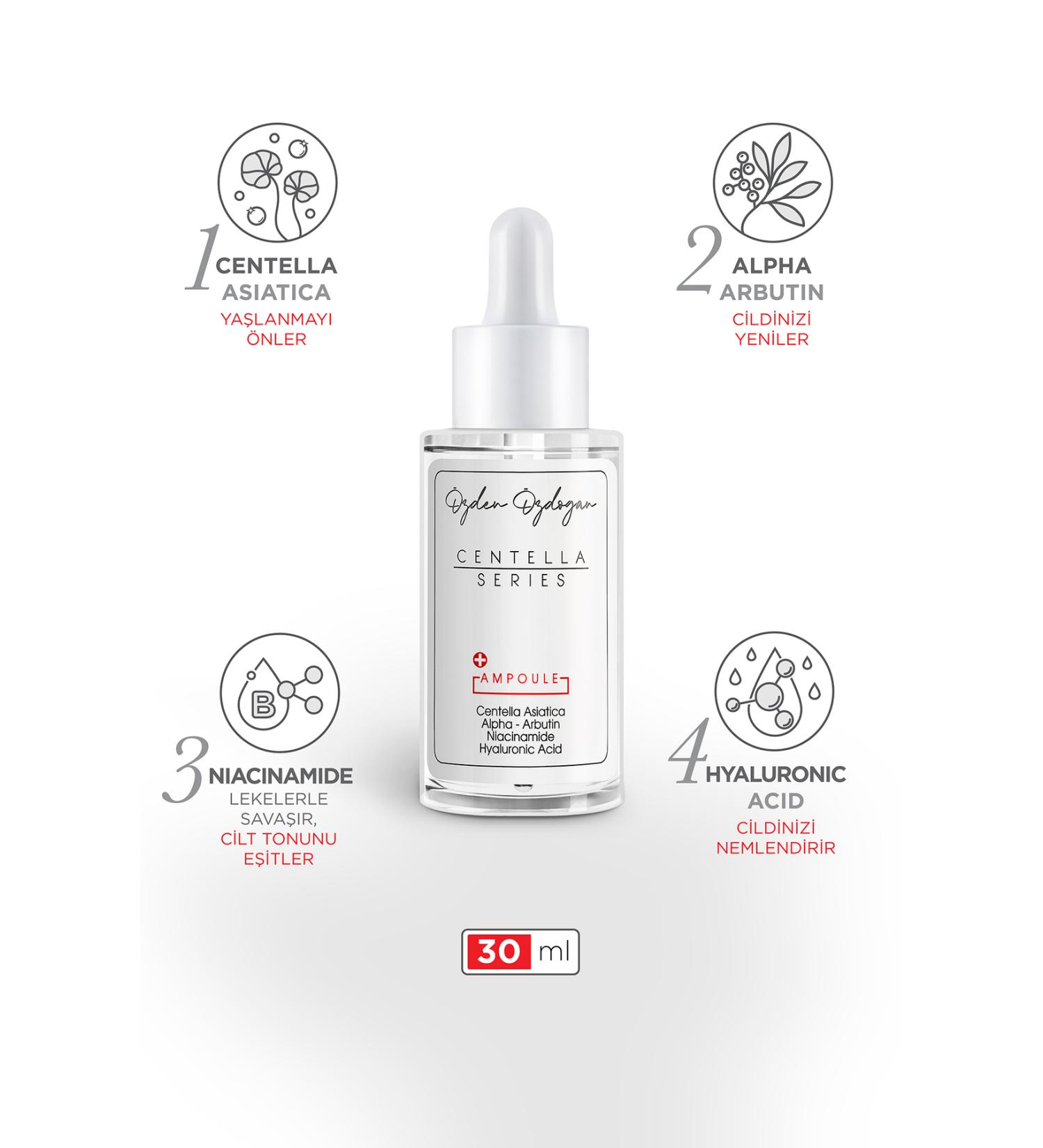  ZDEN ZDO AN Repairing Brightening and Moisturizing Ampoule - Centella Vitamin C & Hyaluronic Acid 30 ml - Buy Online on GoSupps.com