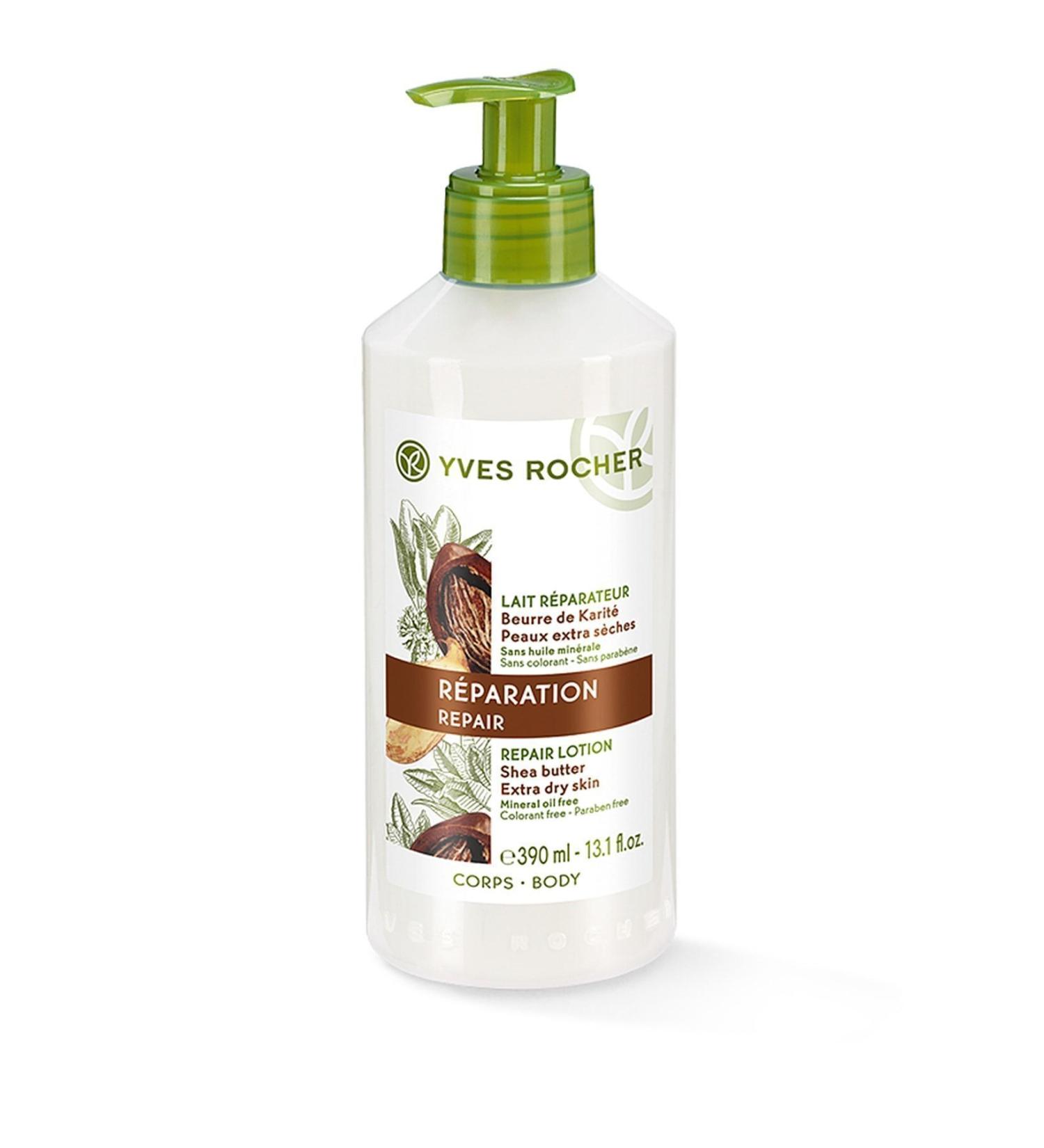 Yves Rocher Repairing Body Milk for Dry Skin 390 Ml