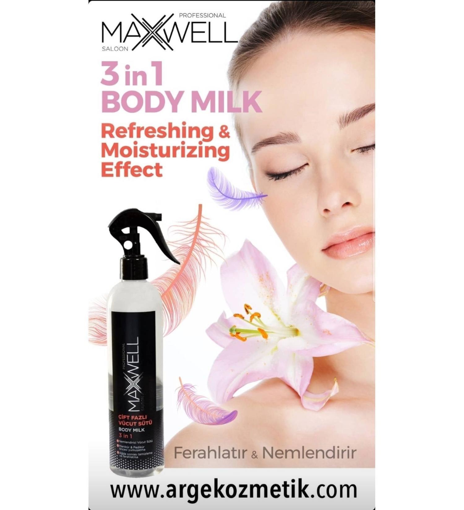 Maxwell After Sun & Hair Removal After Laser Moisturizing Renewing Refreshing Body Milk 400ml - Buy Online on GoSupps.com