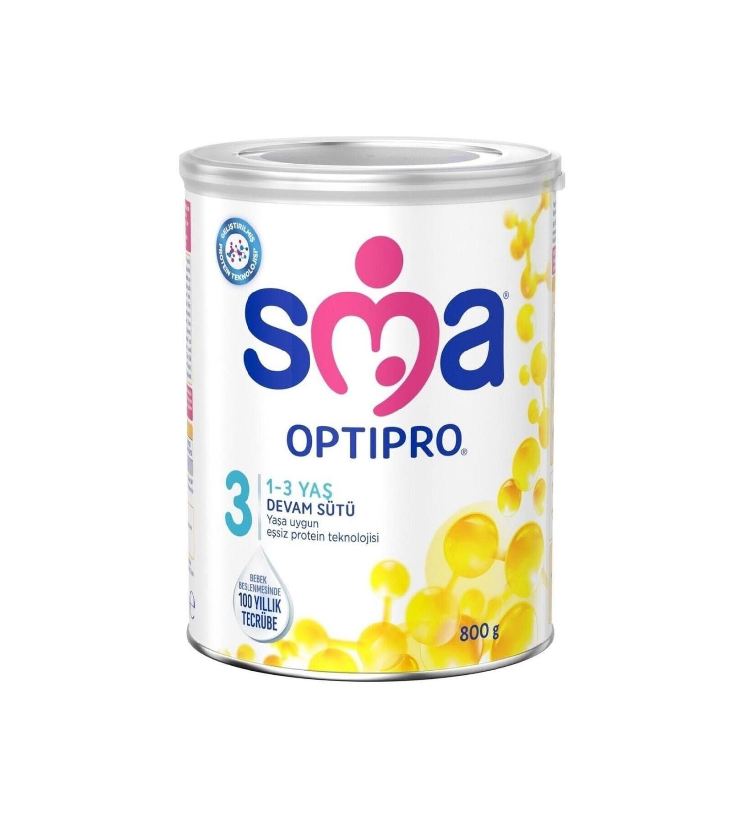 SMA 3 Optipro Probiotic Follow-On Milk 800 gr