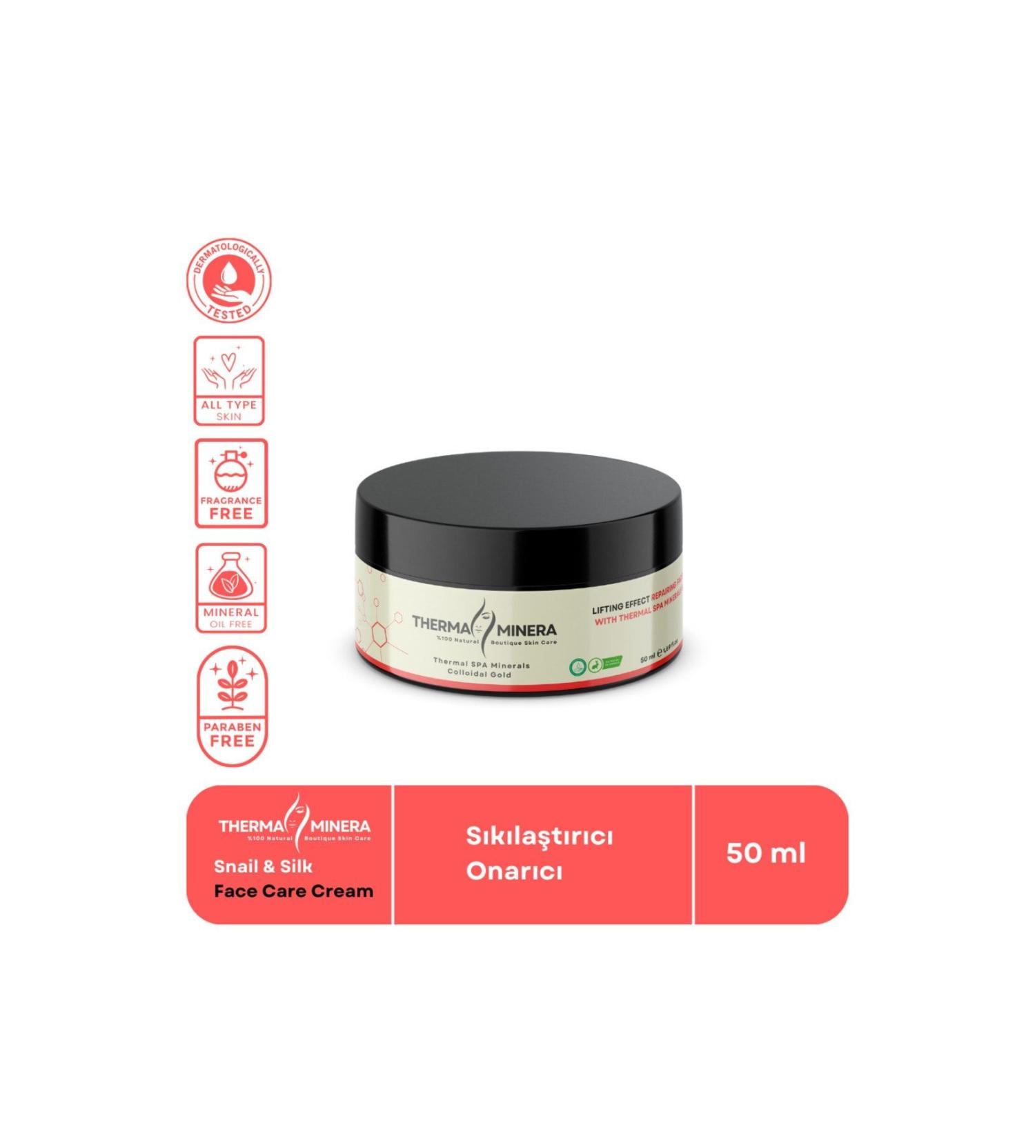 ThermaMinera 24 K Gold Snail Lifting Effect Cream Anti-Sagging Firming and Plumping - Buy Online on GoSupps.com