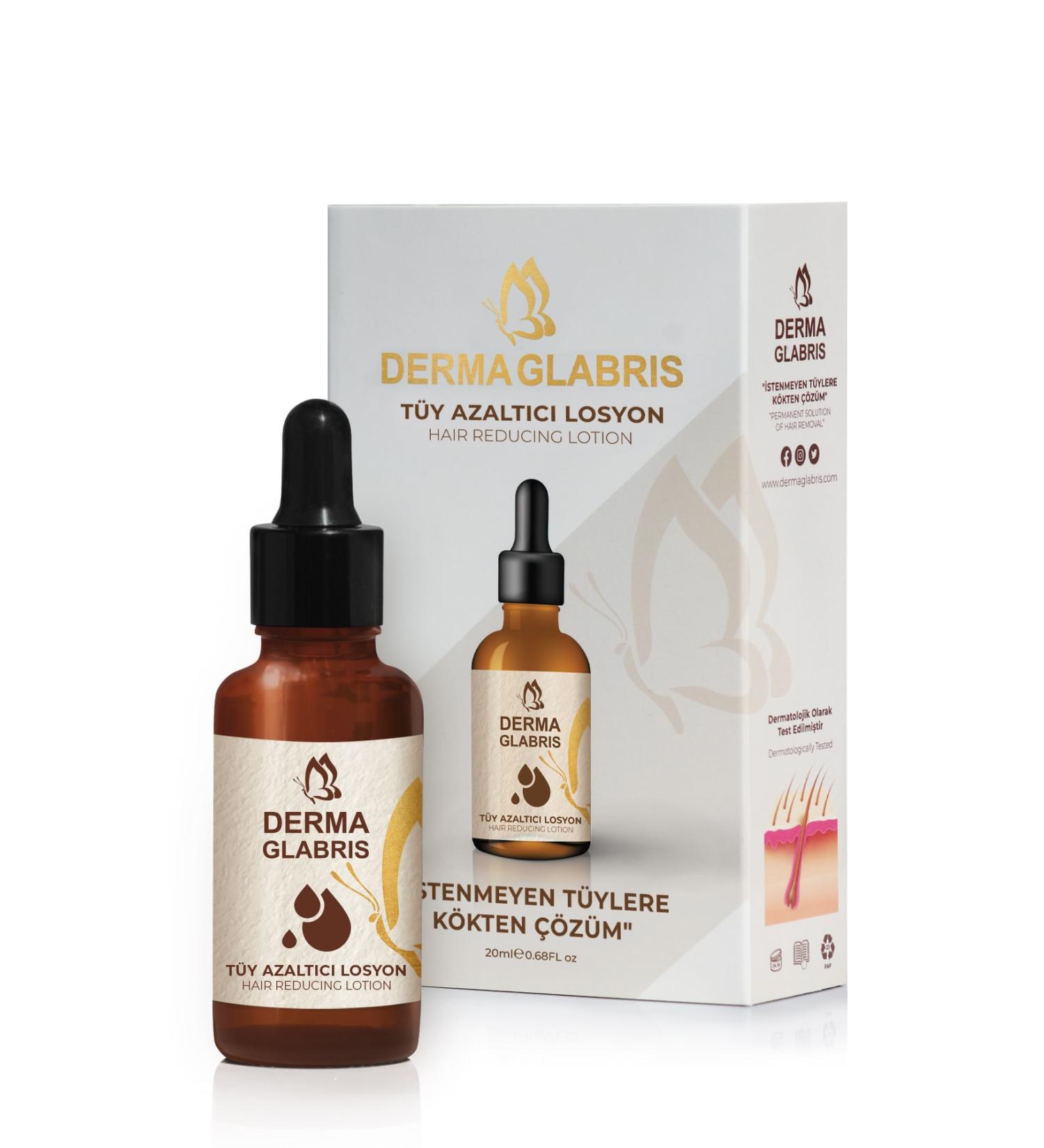 Derma Glabris Hair Reducing Lotion 20 ml