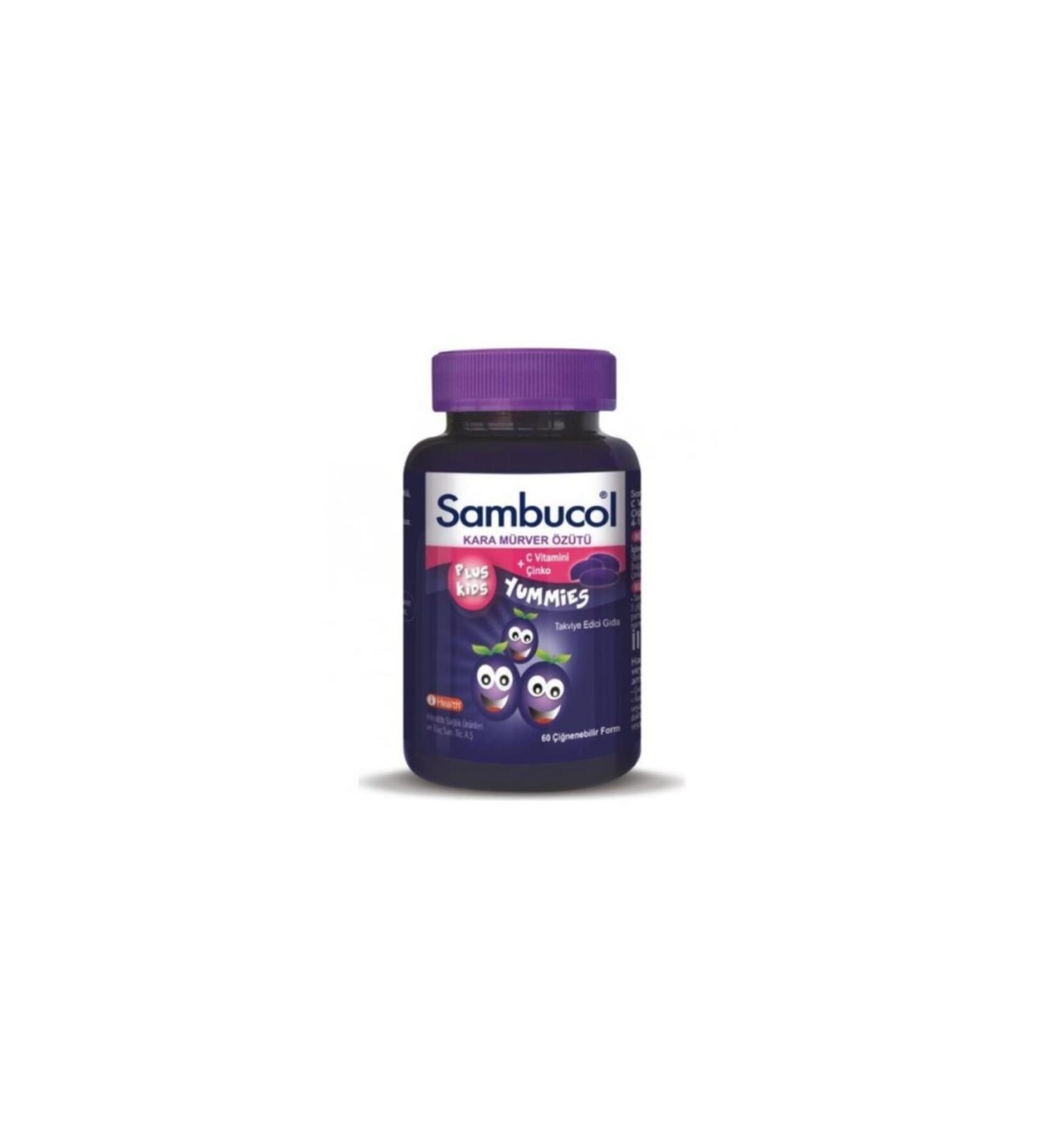 Sambucol Plus Kids Yummies 60 Tablets