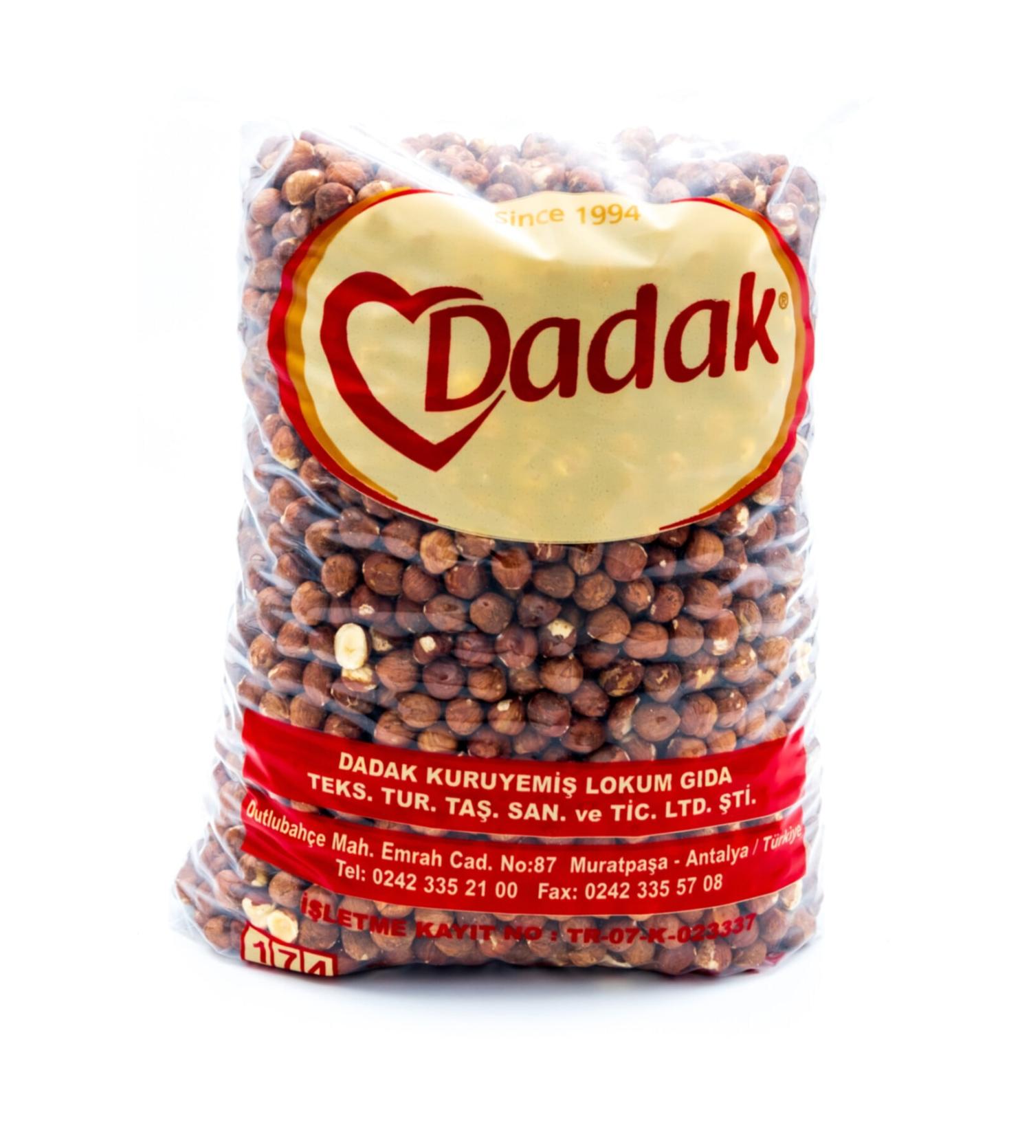 Dadak Turkish Delight and Nuts Raw Hazelnut 5 kg