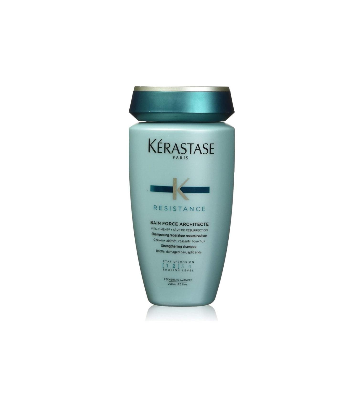 Kerastase Resistance Bain Force Architecte Damaged Hair Reconstruction Strengthening Shampoo 250 ml