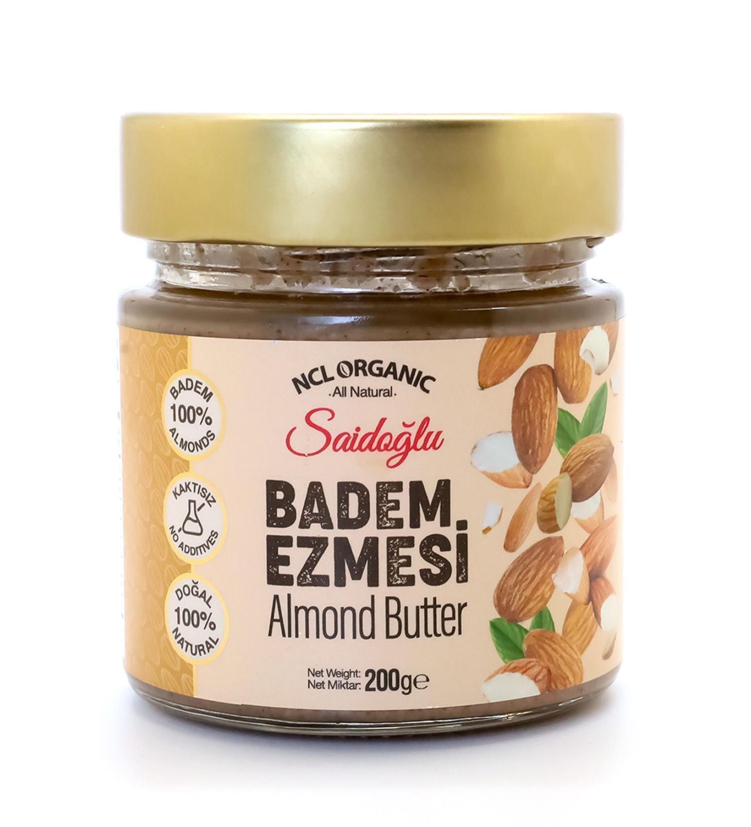 NCL ORGANIC SA DO LU Almond Butter 100% Natural No Additives No Sugar 200gr - Buy Online on GoSupps.com