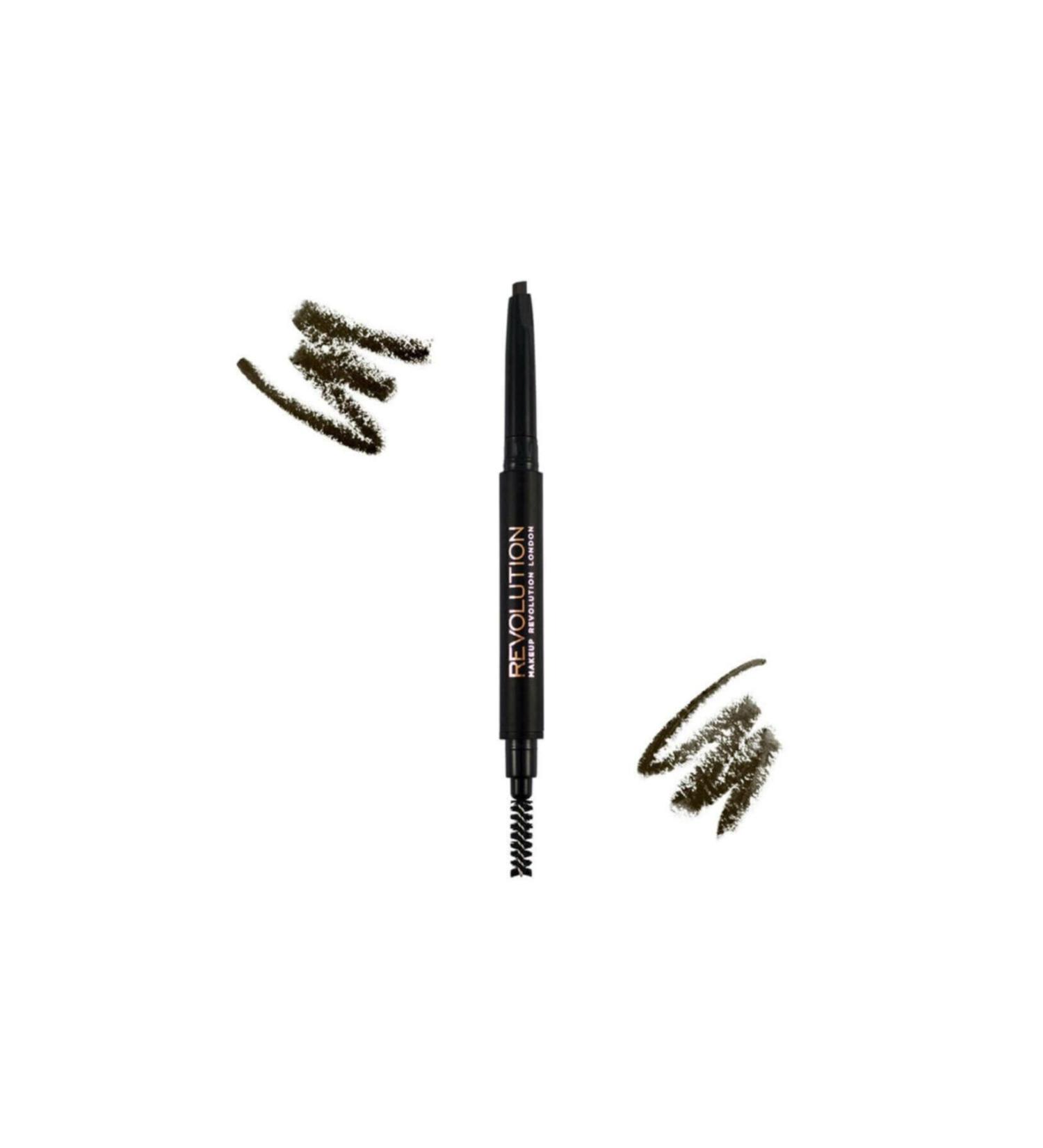 Revolution Duo Brow Pencil Dark Brown