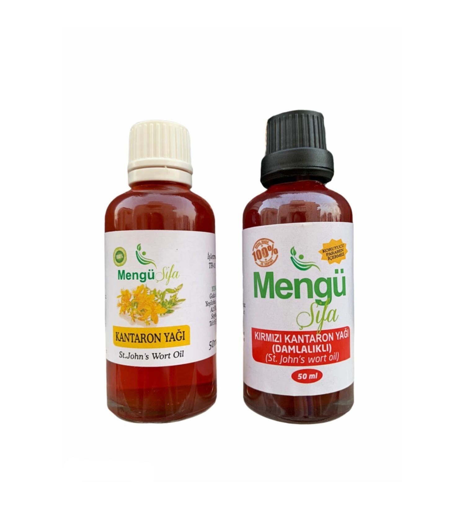 Meng Healing 50ml St. John's Wort (CANTORON) 50ml Red John's Wort Oil 50ml 2 Pack 100ml