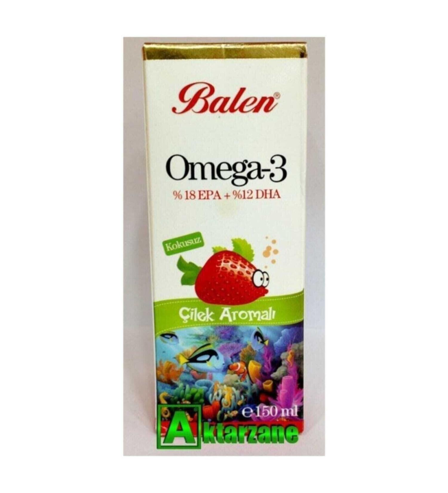 Balen Omega 3 Strawberry Flavored Fish Oil 150 ml