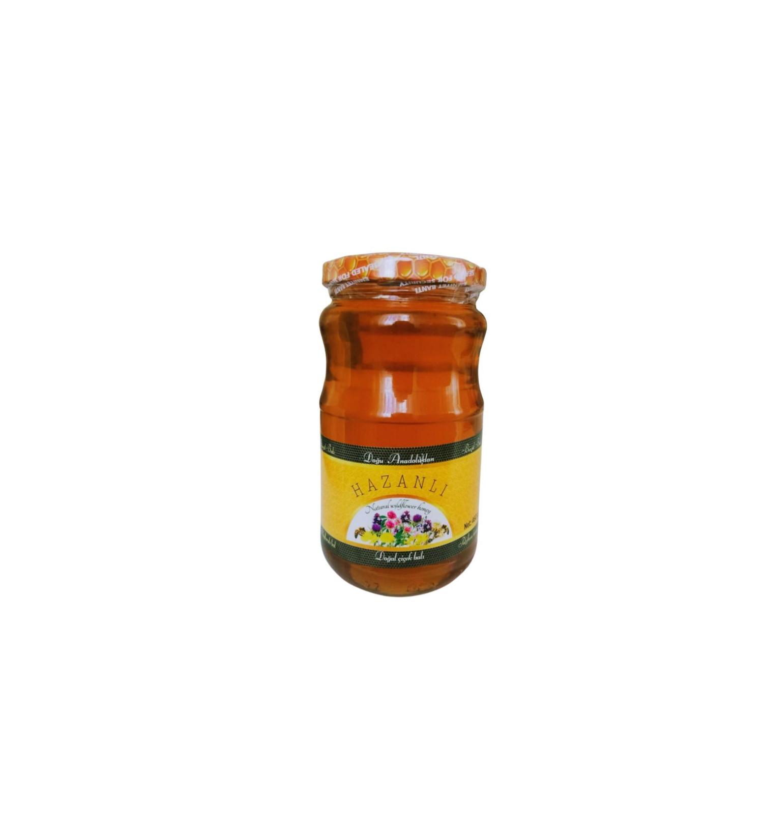 Hazan / natural flower honey / 460g Polyflora multi-flowered honey Yayla Honey.