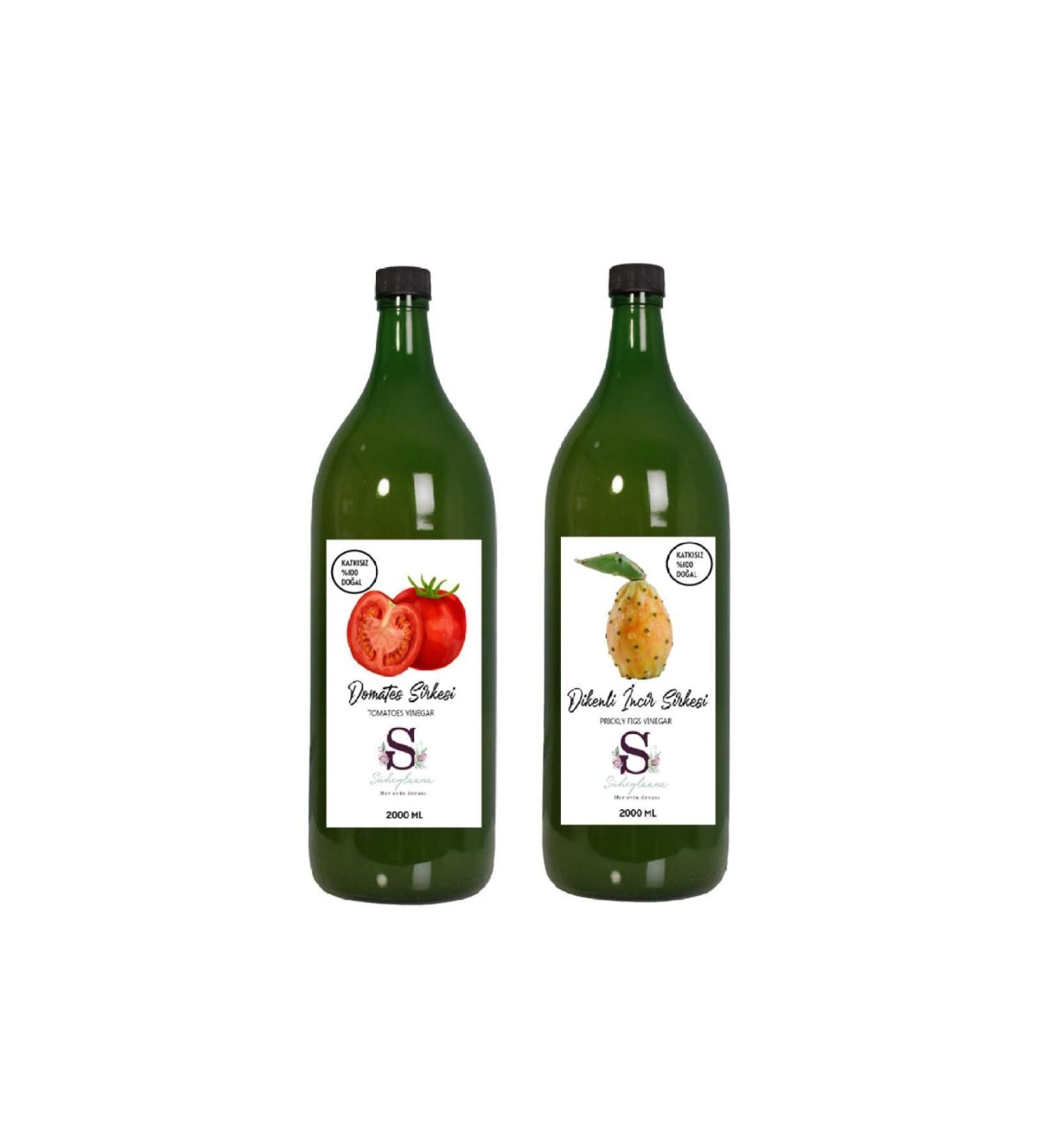 Suheylaana Natural Tomato Vinegar 2000 Ml - Natural Prickly Fig Vinegar 2000 Ml