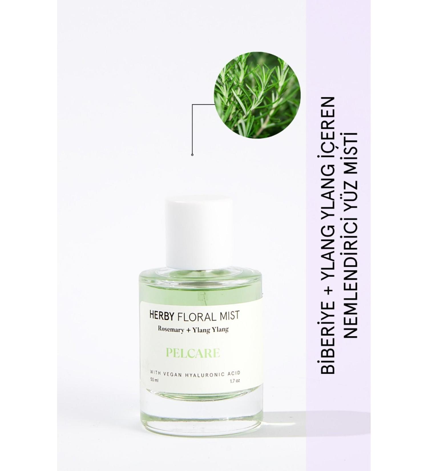 Pelcare Herby Floral Mist With Rosemary Ylang Ylang Hydrosol - Purifying Pure Plant Water - Buy Online on GoSupps.com