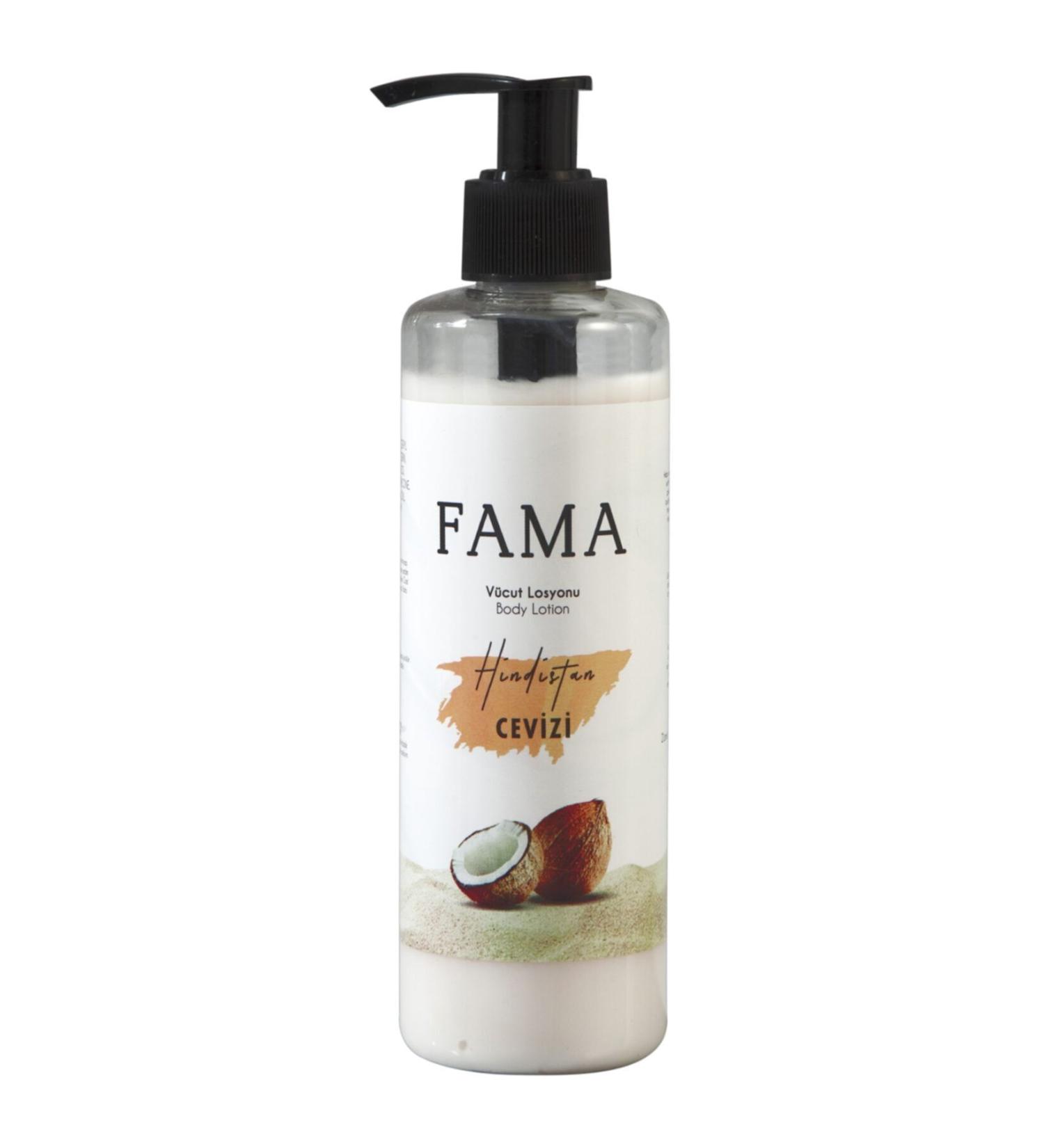 FAMA Coconut Moisturizing Body Lotion - Fast Absorbing Formula