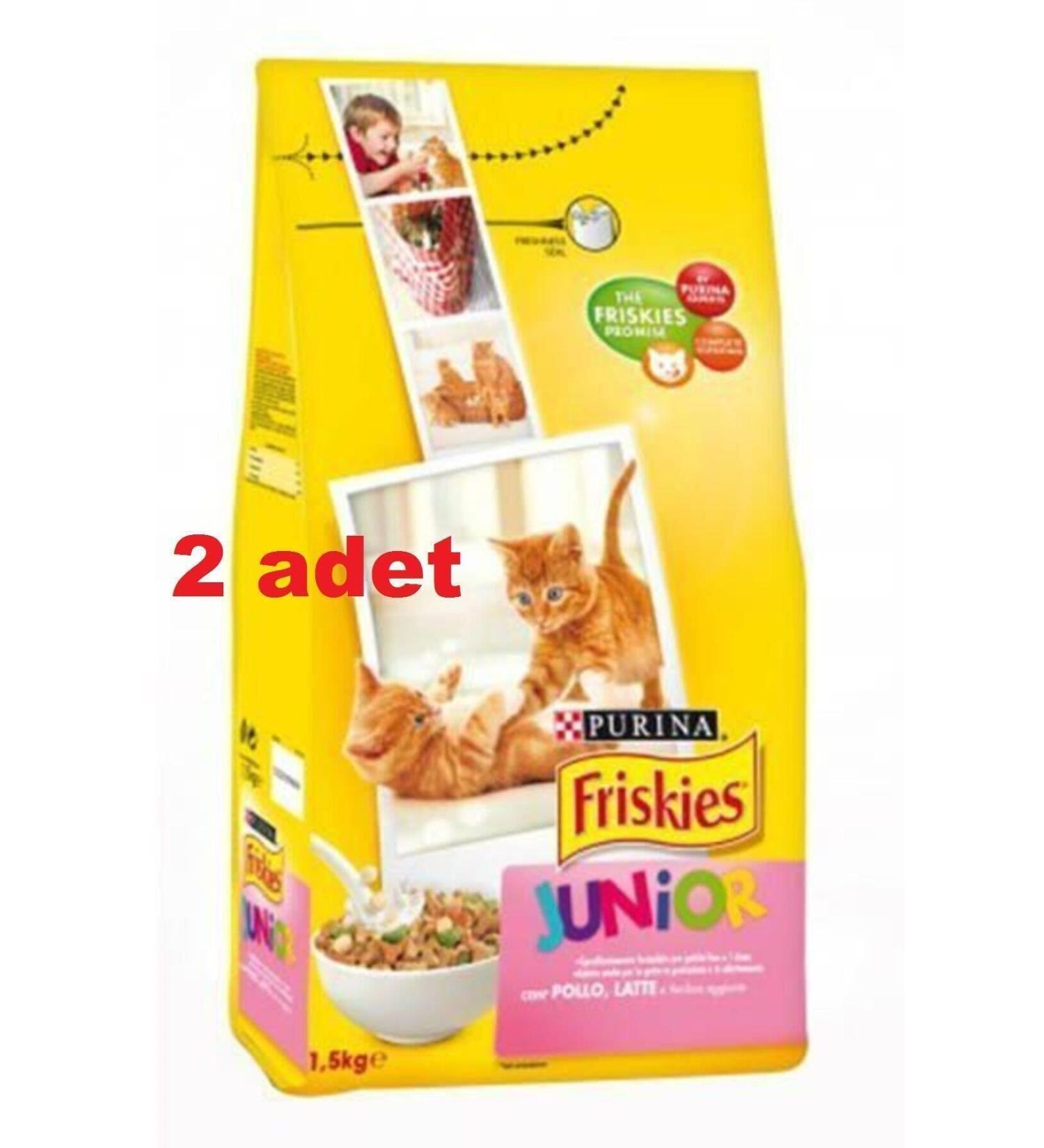 Friskies Purina Friskies Chicken and Milk Kitten Dry Food 1.5 Kg (2 PIECES)