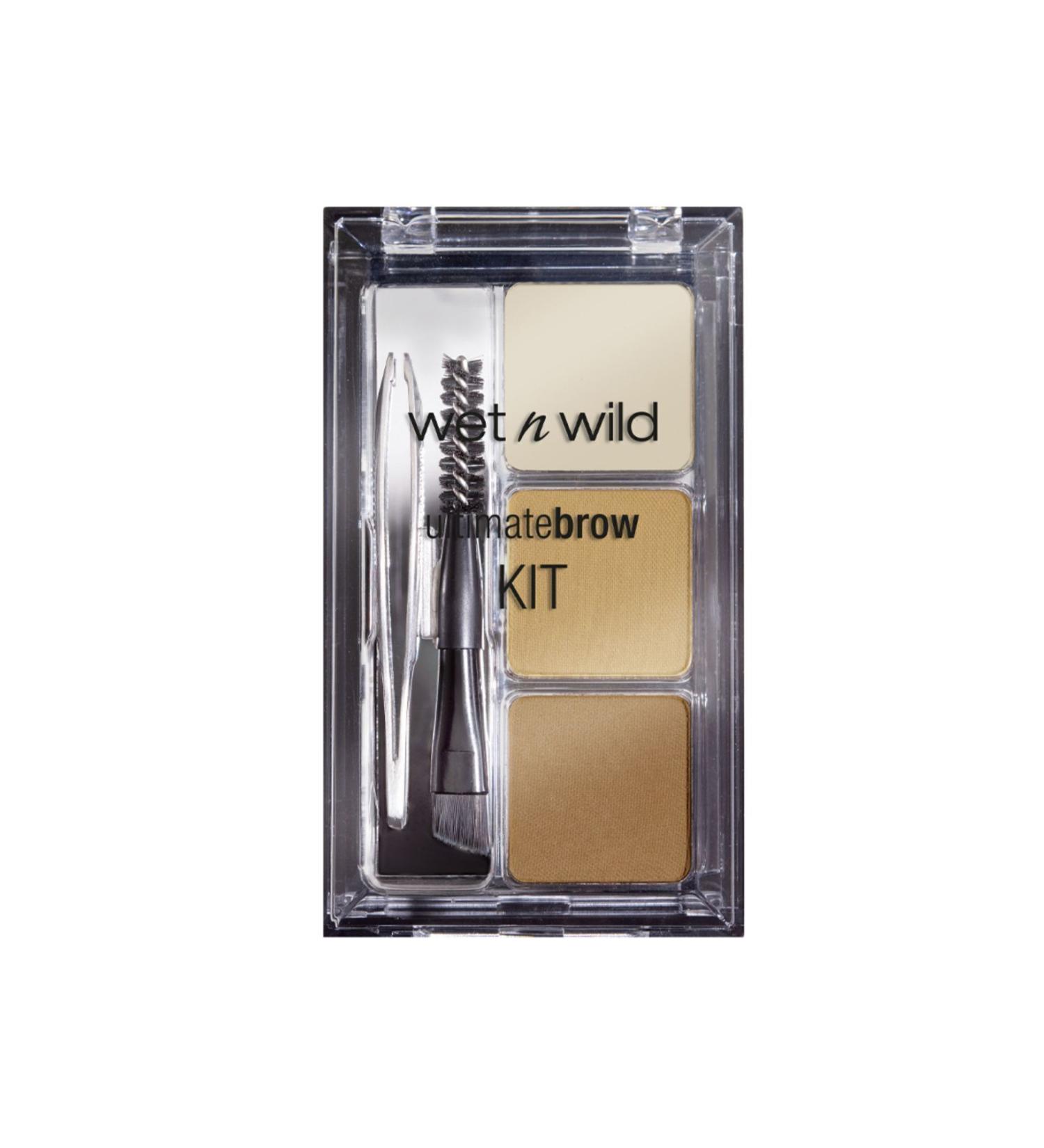 WET N W LD wet n wild Ultimate Brow Kit Eyebrow Eyeshadow Kit - Soft Brown