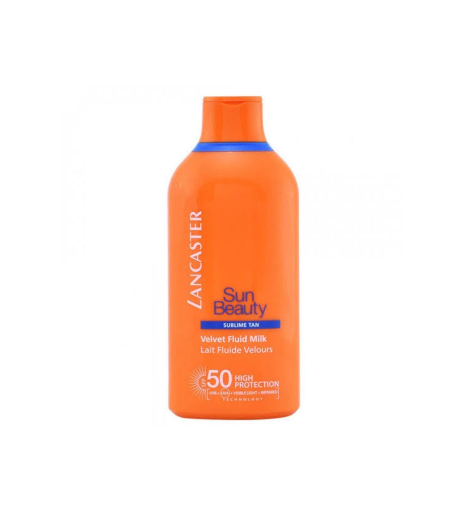 Lancaster Sun Beauty Velvet Tanning Fluid Milk Spf50 400ml Sun Protection and Care