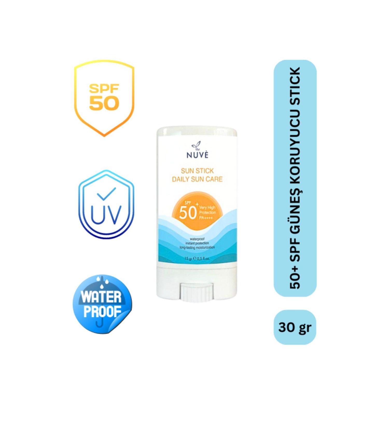 THE NUVE Sun Stick Daily Sun Care Spf 50 15 gr - Buy Online on GoSupps.com