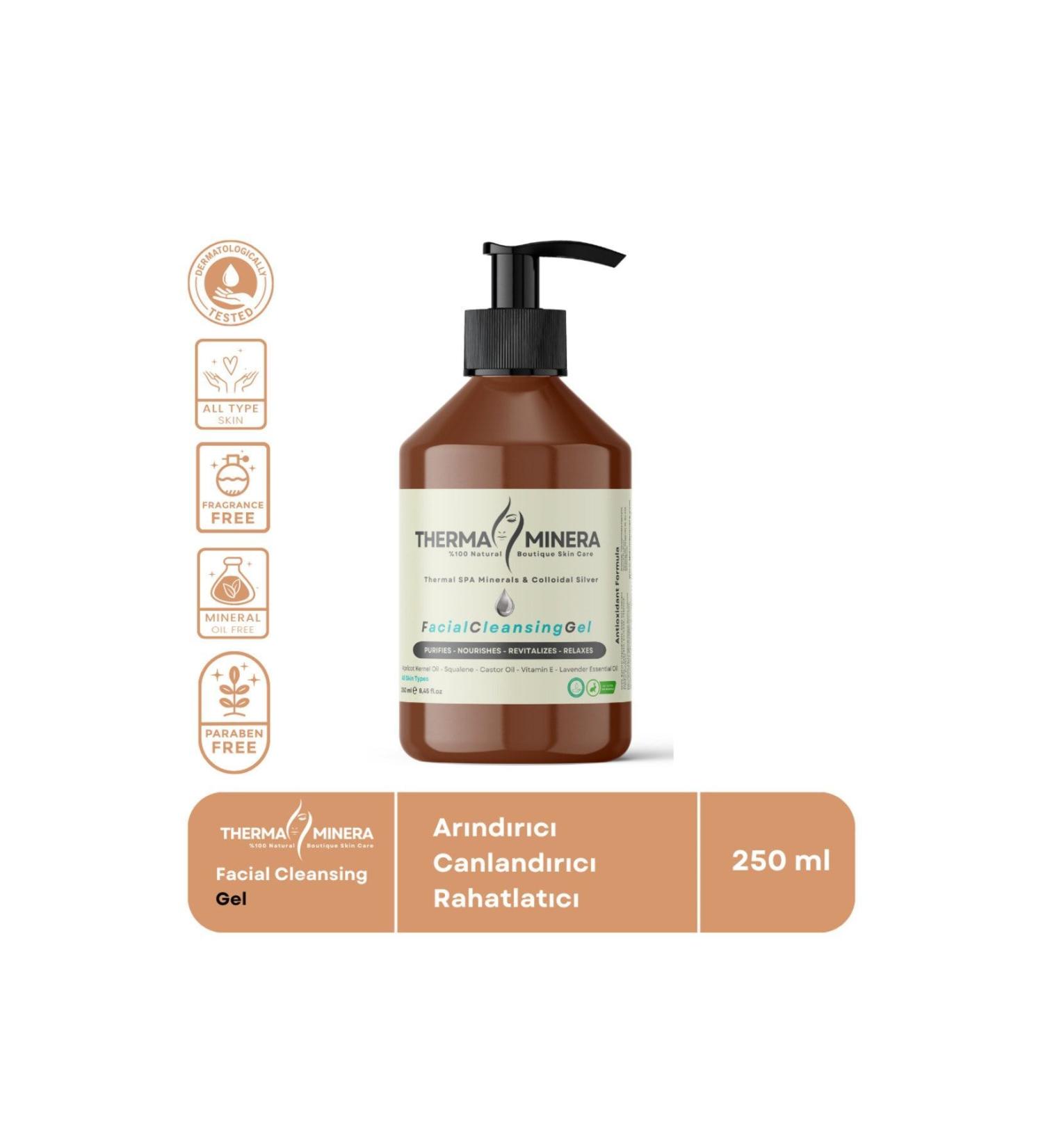ThermaMinera Silver Facial Cleansing Gel - Buy Online on GoSupps.com