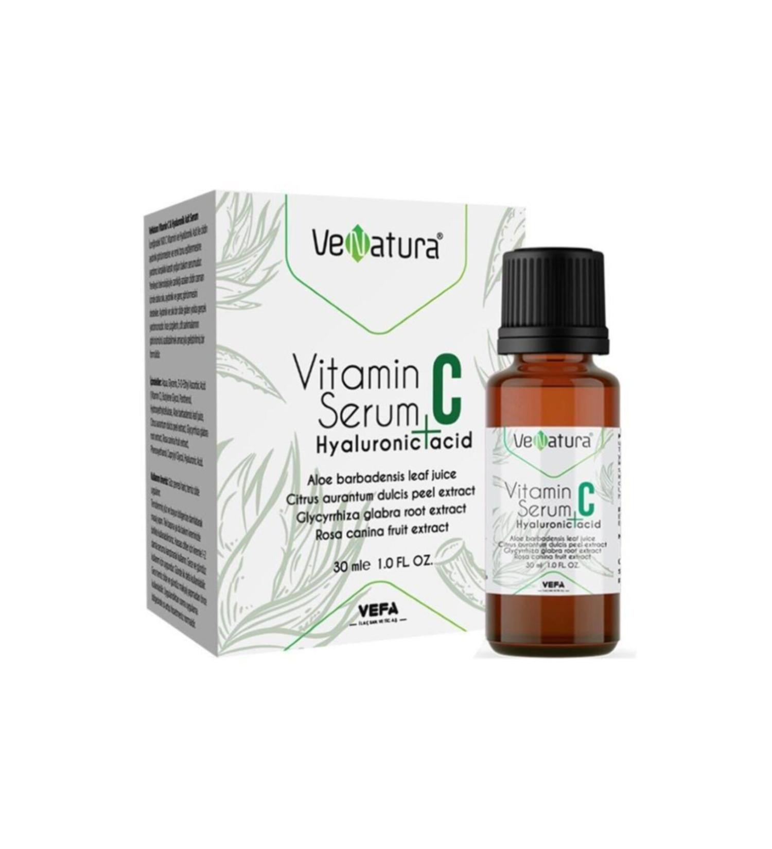 Venatura Vitamin C Hyaluronic Acid Skin Care Serum 30ml